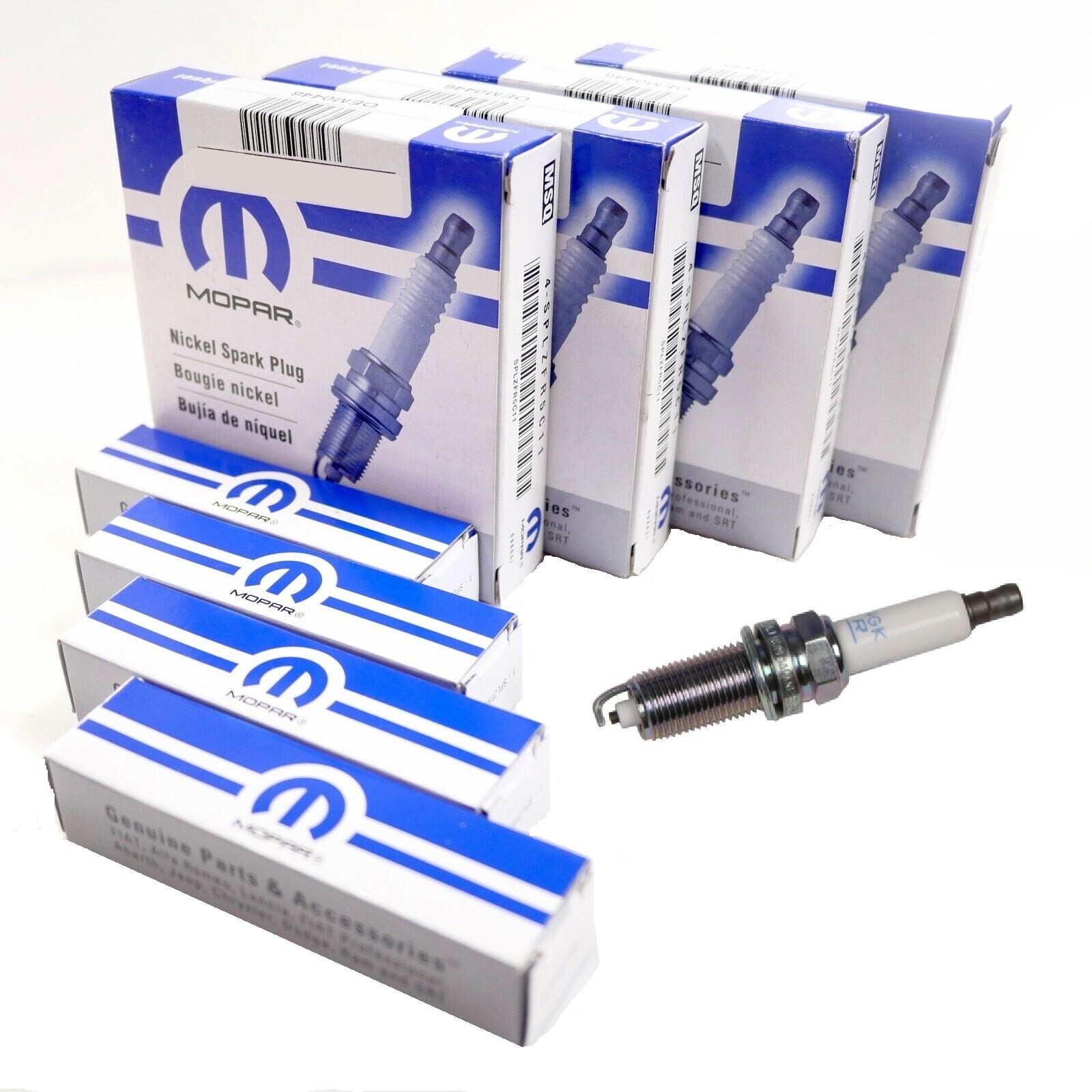 Set of 16 Mopar Spark Plug SPLZFR5C11 For Ram Dodge Chrysler Jeep 2500 2009-2013