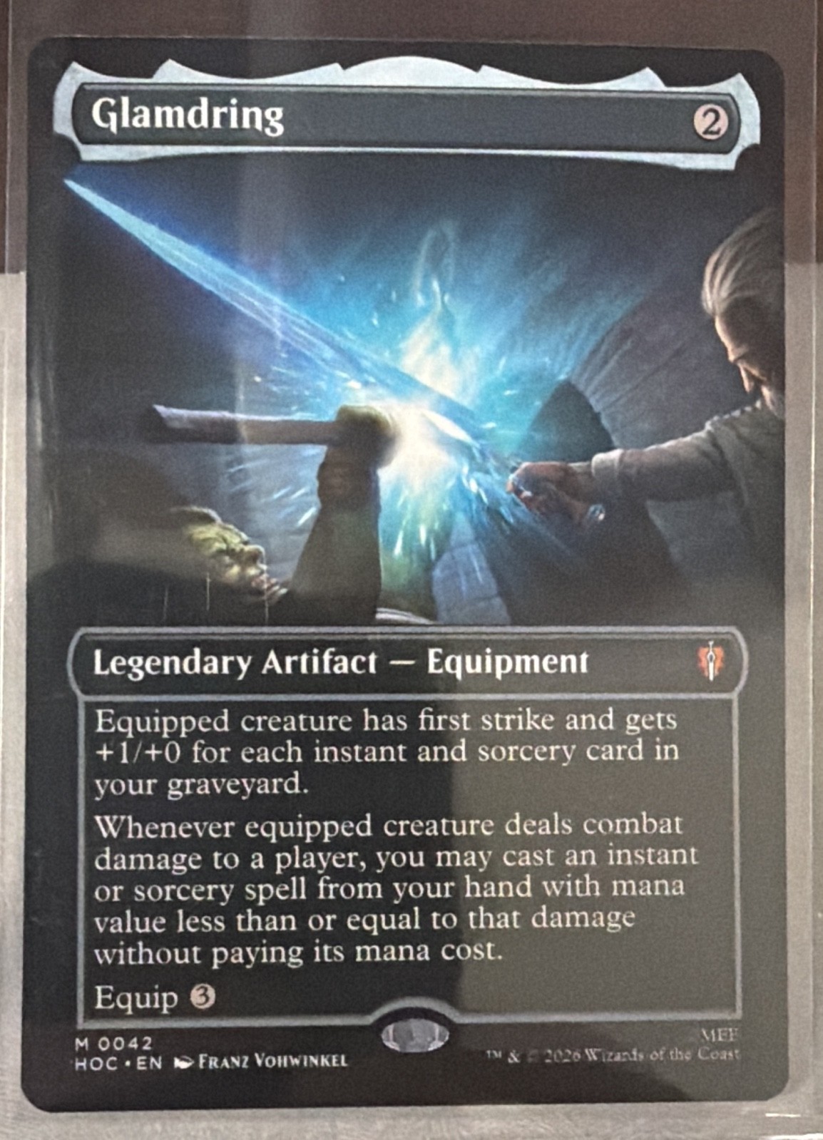 MTG Glamdring (Borderless) The Hobbit Regular HOB MTG Glamdring (Borderless) The Hobbit Regular HOB