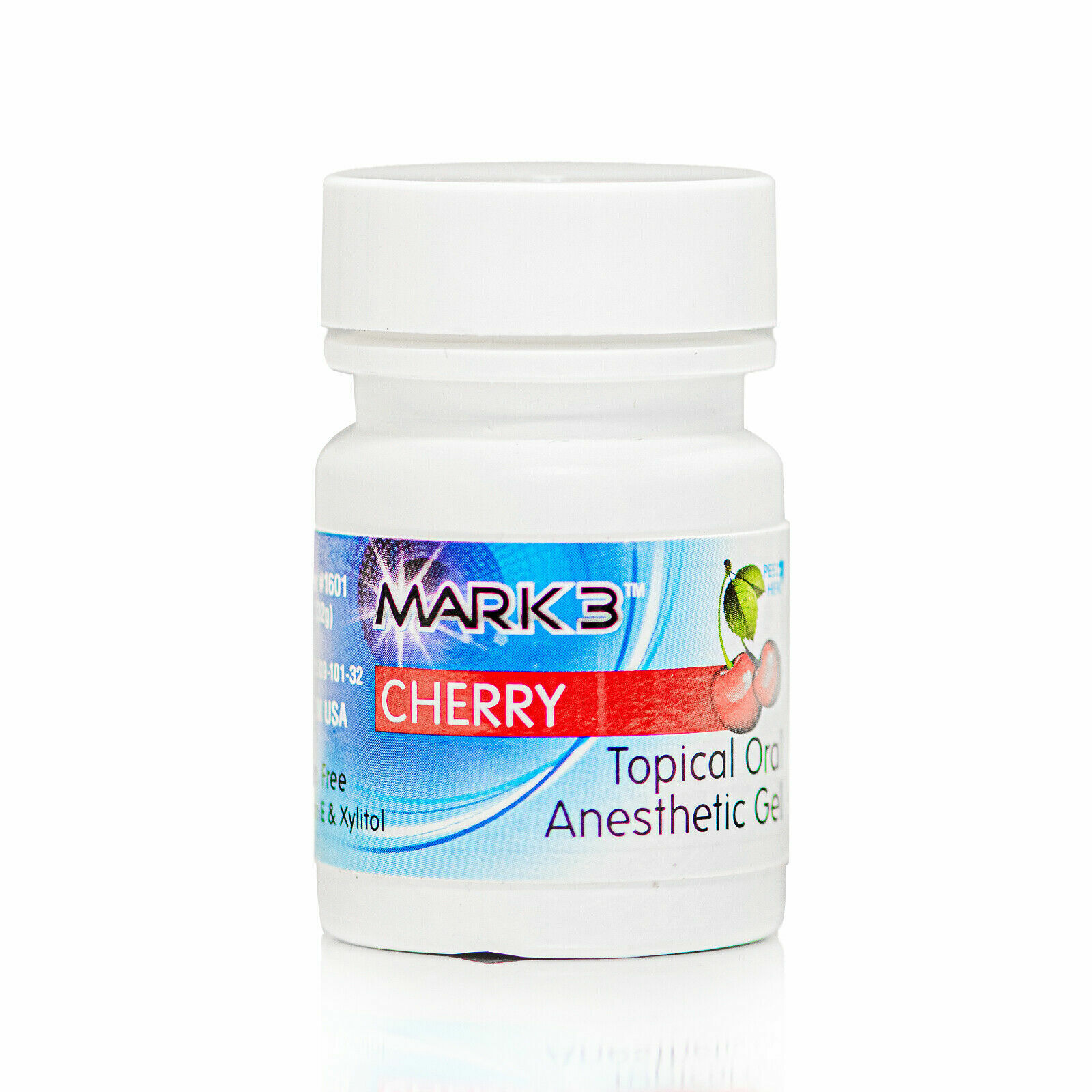 5 Bottles US MARK3 Dental Topical Anesthetic Gel 20%Benzocaine 1OZ Jar Exp.07/27