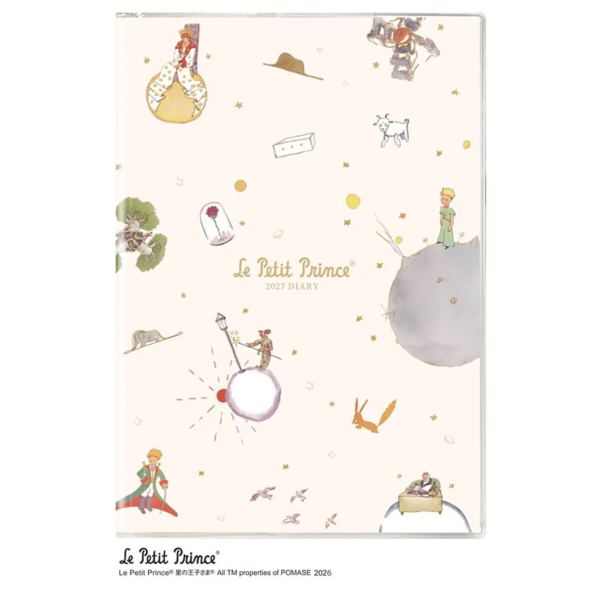 2027 Schedule Book Agenda Planner APJ The Little Prince B6 Monthly Gantt #02