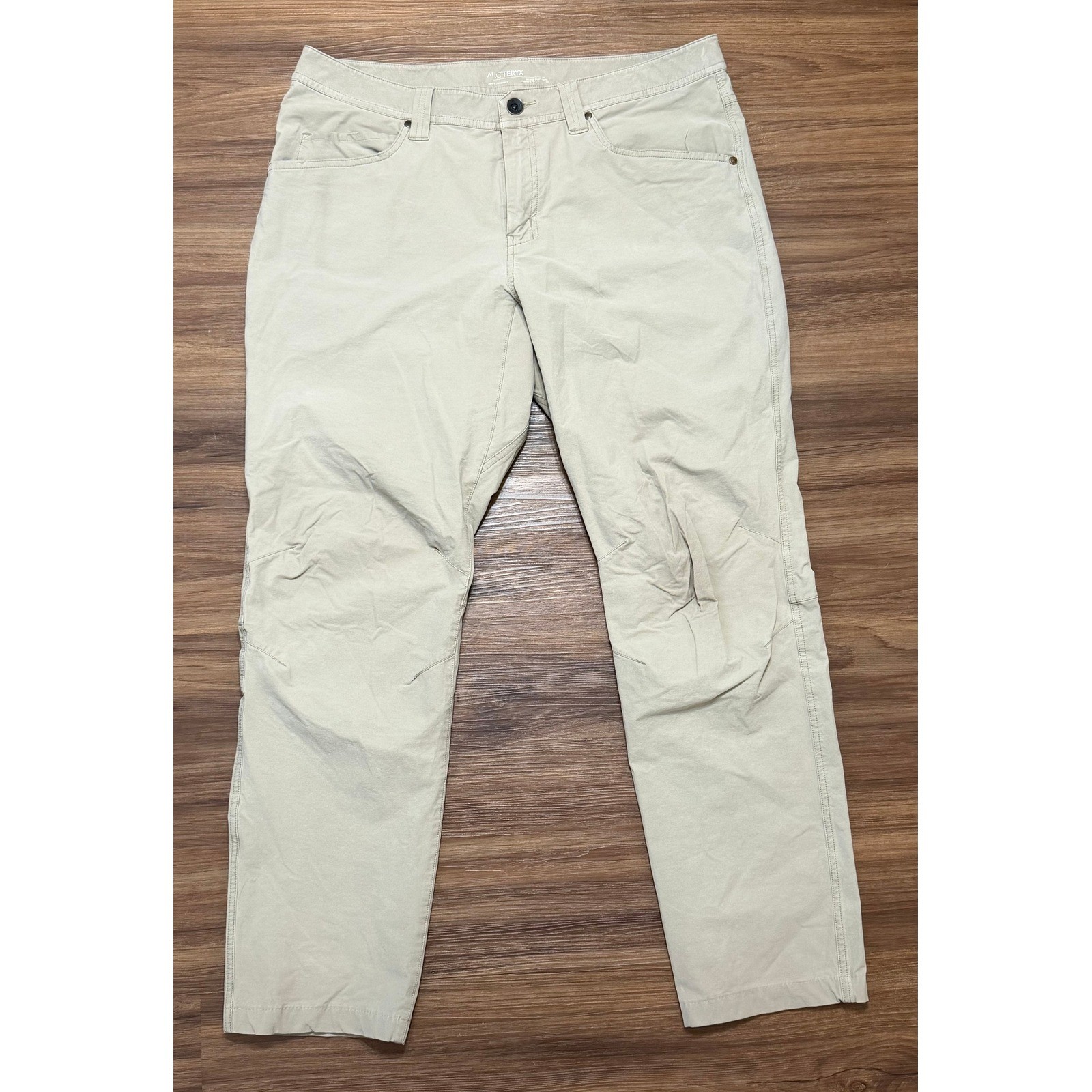 Arcteryx Levon Pant Mens Tan Stretch 5-Pocket Performance Pant Sz 36x30 Arcteryx Levon Pant Mens Tan Stretch 5-Pocket Performance Pant Sz 36x30