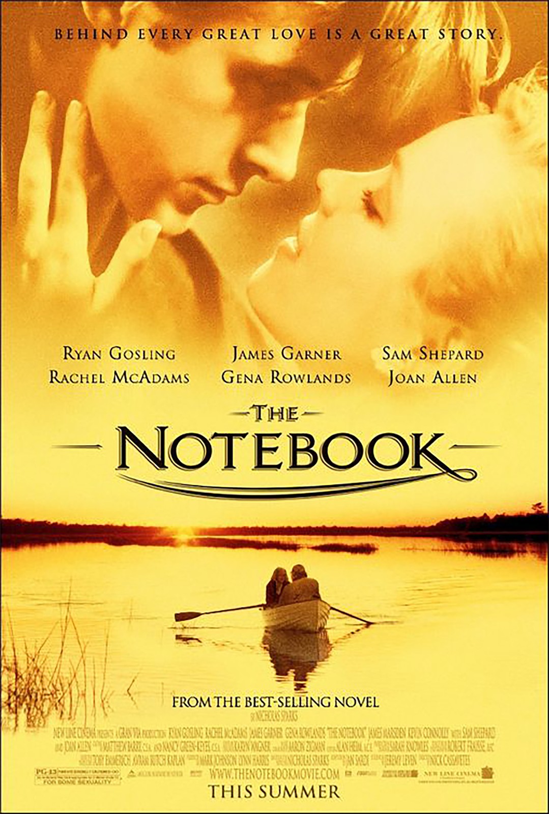 Romance Film Poster Print Wall Decor Rachel McAdams Ryan Gosling \