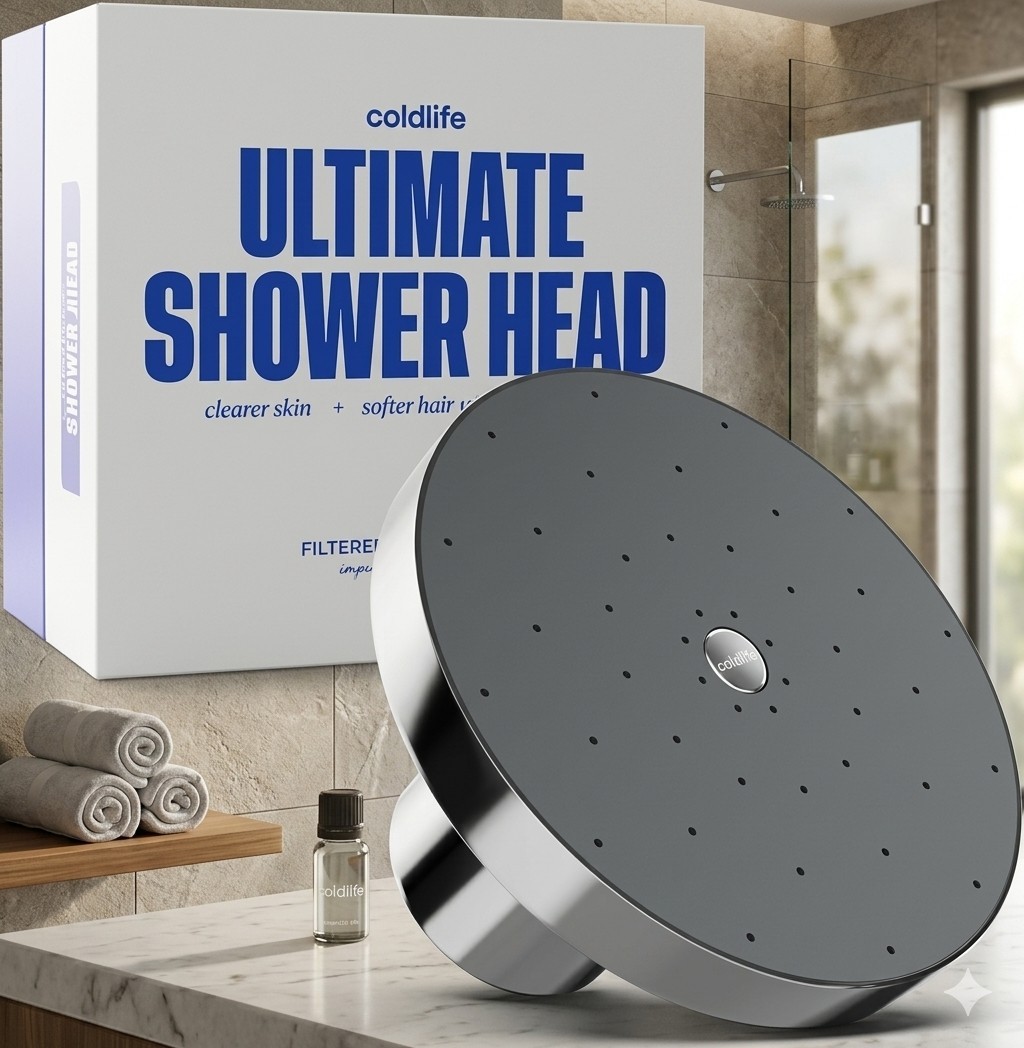 Coldlife Ultimate Shower Head Filtered Rainfall Sprayer Soft Hair Clear Skin Chr Coldlife Ultimate Shower Head Filtered Rainfall Sprayer Soft Hair Clear Skin Chr