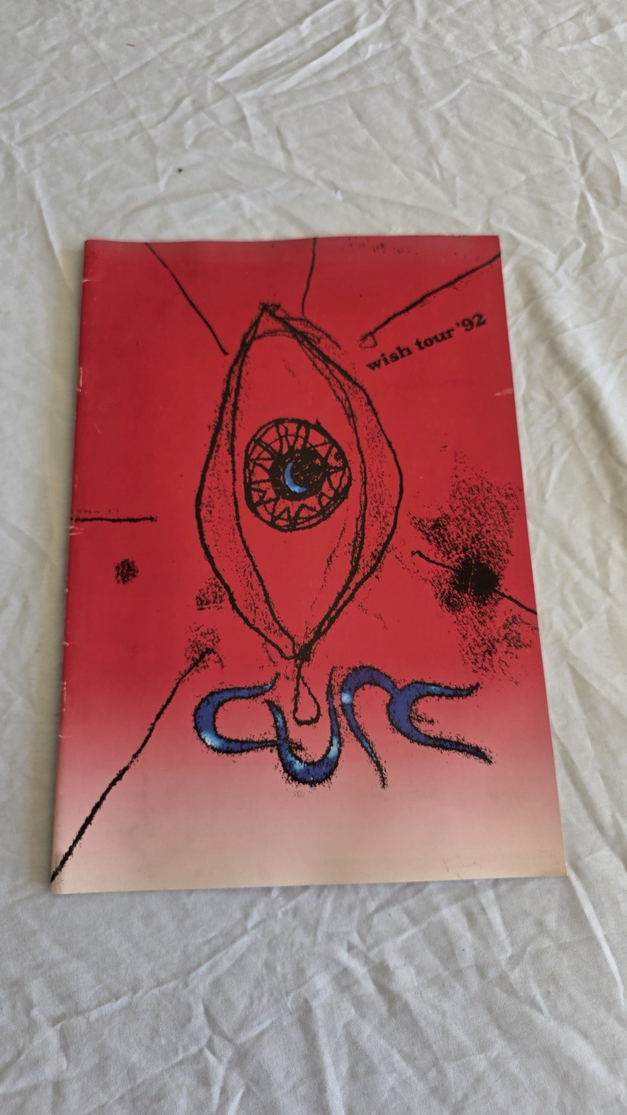 Wish Tour \'92 Paperback Booklet/Program, English, 1992 Vintage 1990s Wish Tour \'92 Paperback Booklet/Program, English, 1992 Vintage 1990s