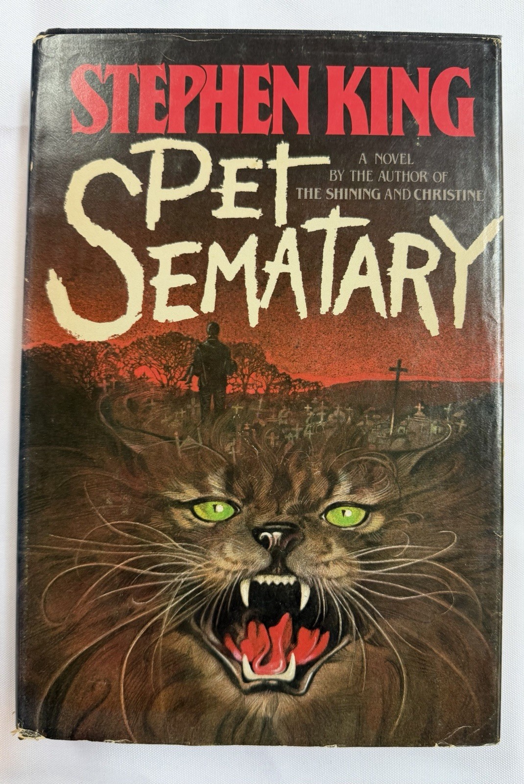 Stephen King Pet Sematary 1983 1st Edition Doubleday Y45 HC Dust Jacket $15.95