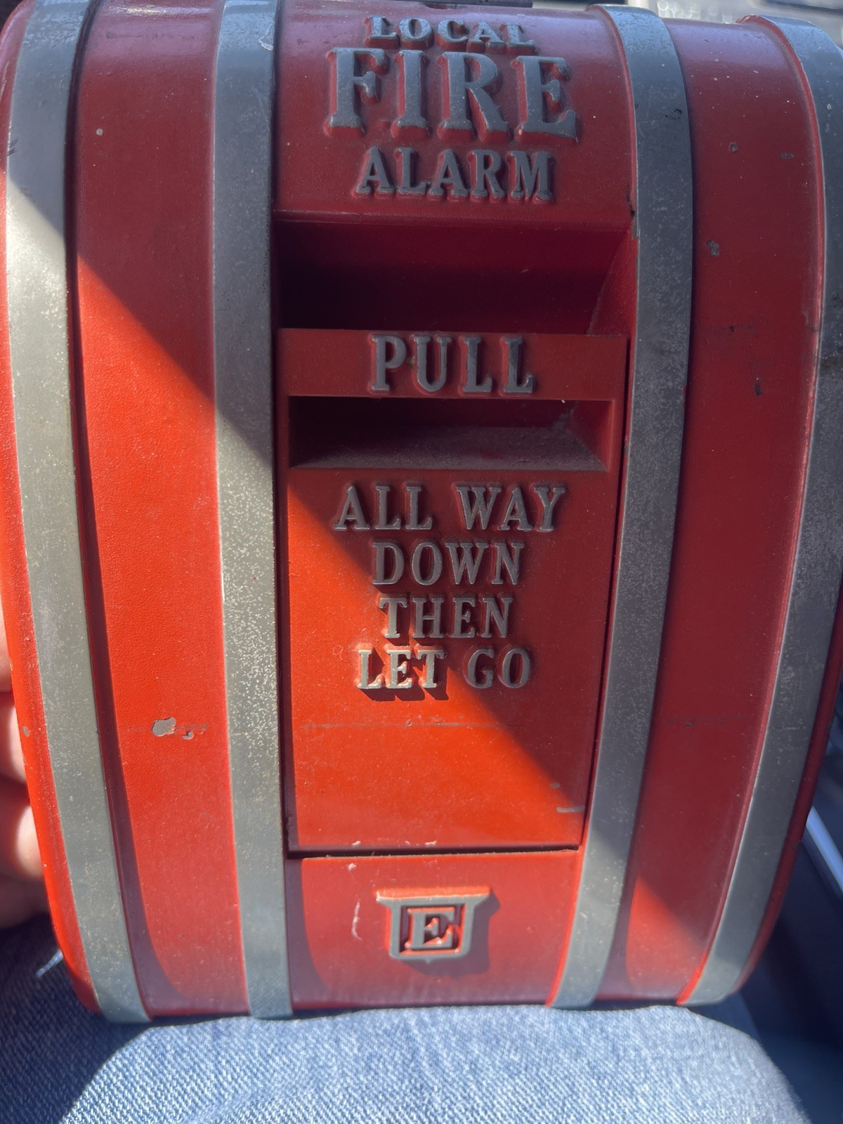 EDWARDS 1269-OAS Coded FIRE ALARM PULL STATION VINTAGE 2-2-2 Tested Working