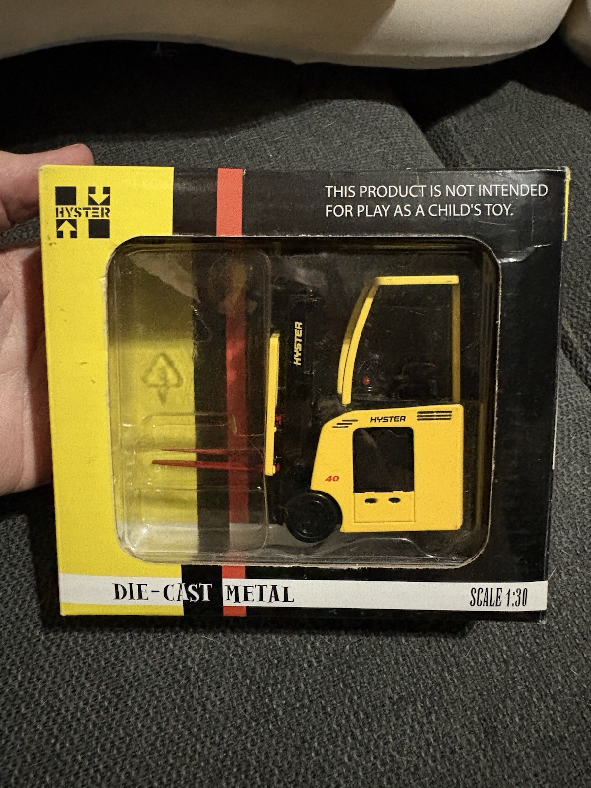 NIB HYSTER E40HSD FORKLIFT, Scale Model 1:30 Die Cast Medal, Vintage NIB HYSTER E40HSD FORKLIFT, Scale Model 1:30 Die Cast Medal, Vintage