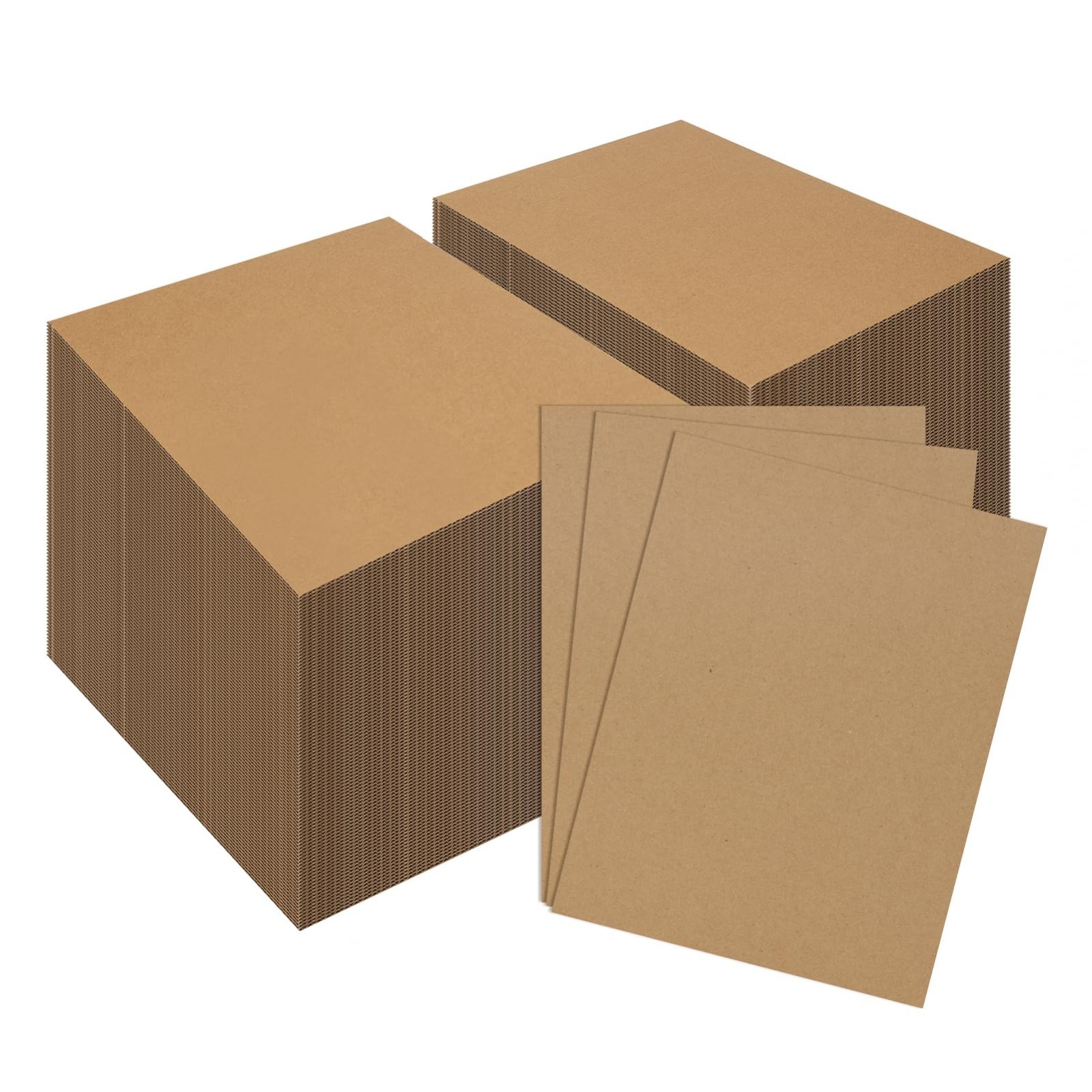 Corrugated Cardboard Sheets 8.5 x 11 Inch 2mm Flat Mailing Inserts