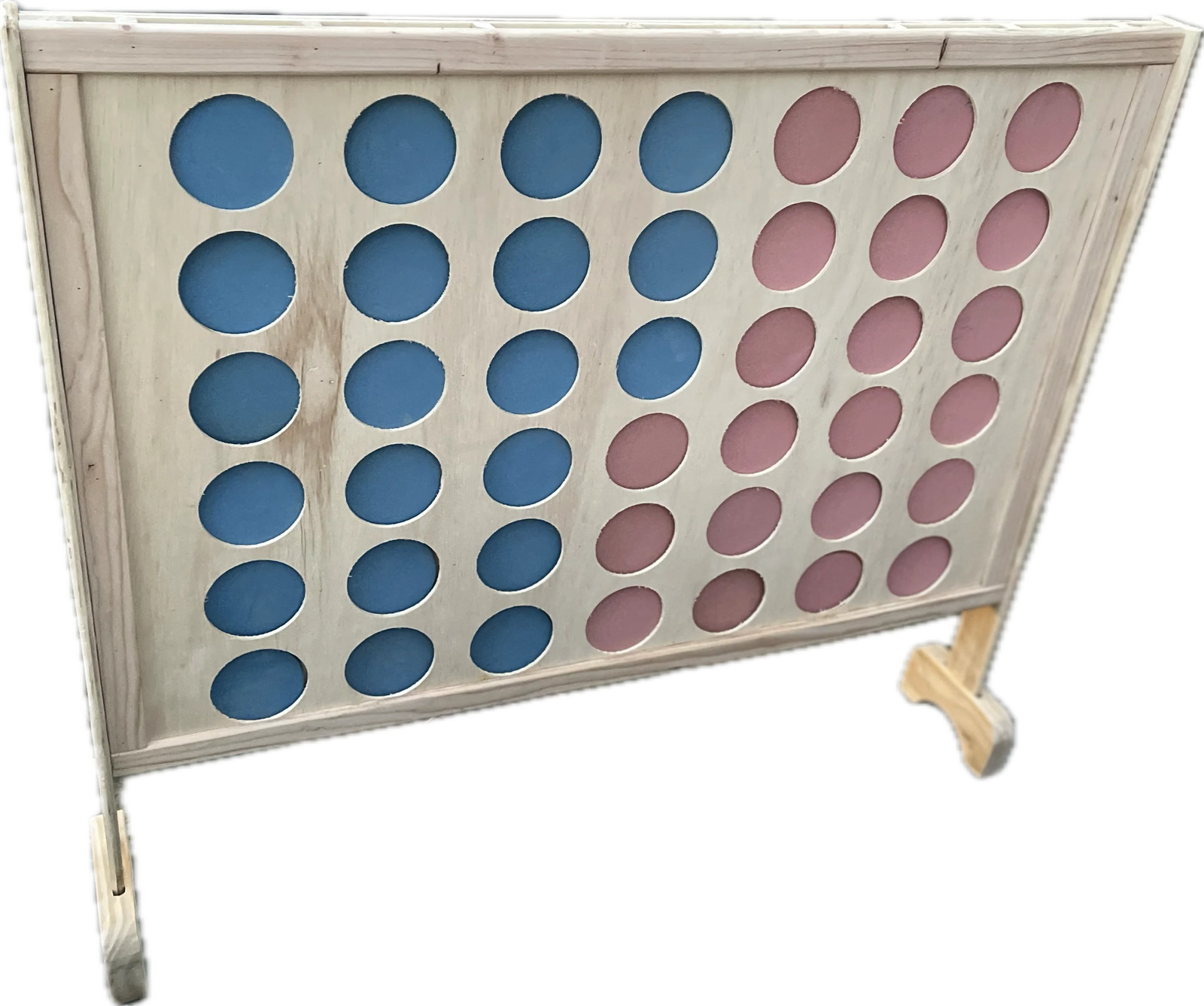 Custom JUMBO GIANT CONNECT Four In A Row 4ft Lawn And Yard Game Wedding Gift