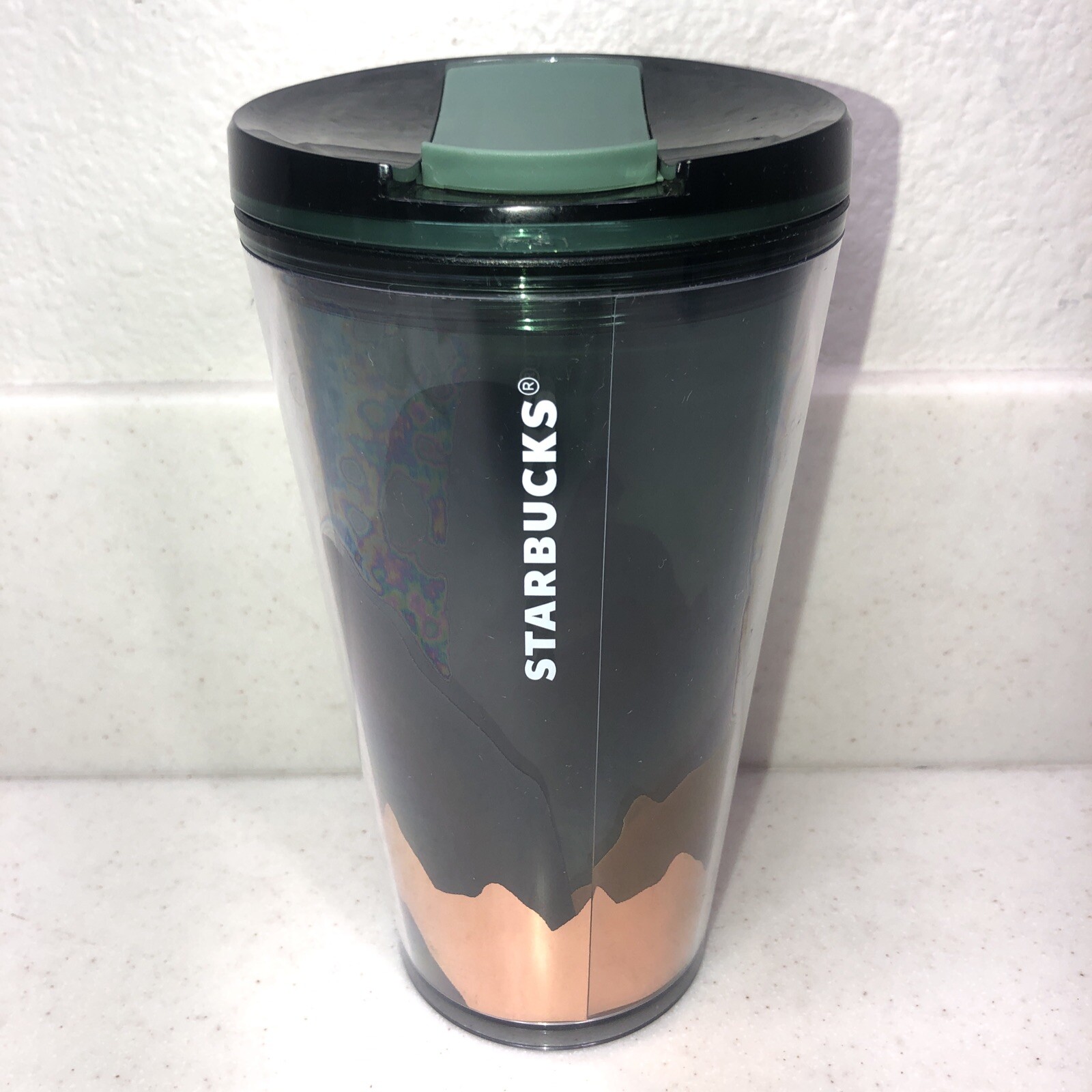 Starbucks 2022 Summer Forest Mountains Sunset Tumbler 16oz Tumble
