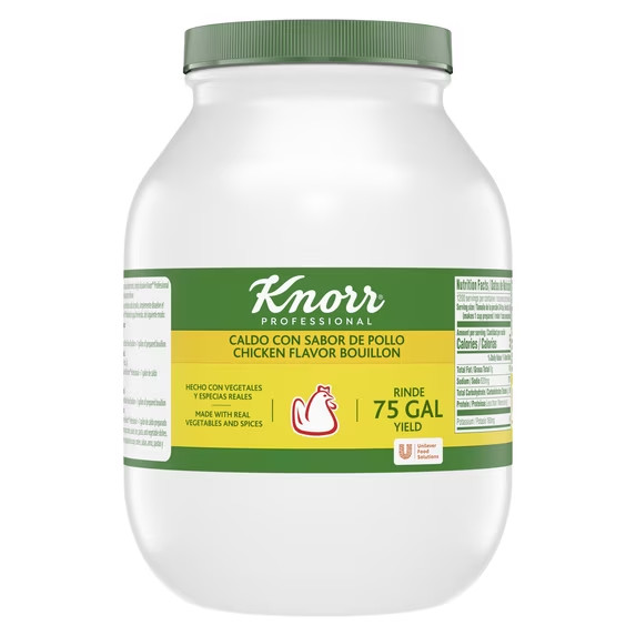 Knorr Professional Caldo de Pollo Chicken Bouillon Base, Shelf Stable Knorr Professional Caldo de Pollo Chicken Bouillon Base, Shelf Stable