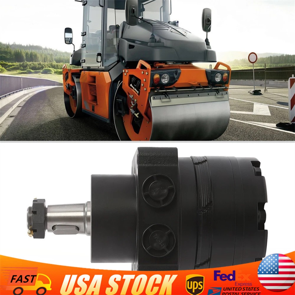 Hydraulic Motor 4 Flange Holes Hydraulic Wheel Motor for HGM-15E-3138 17.5 kW