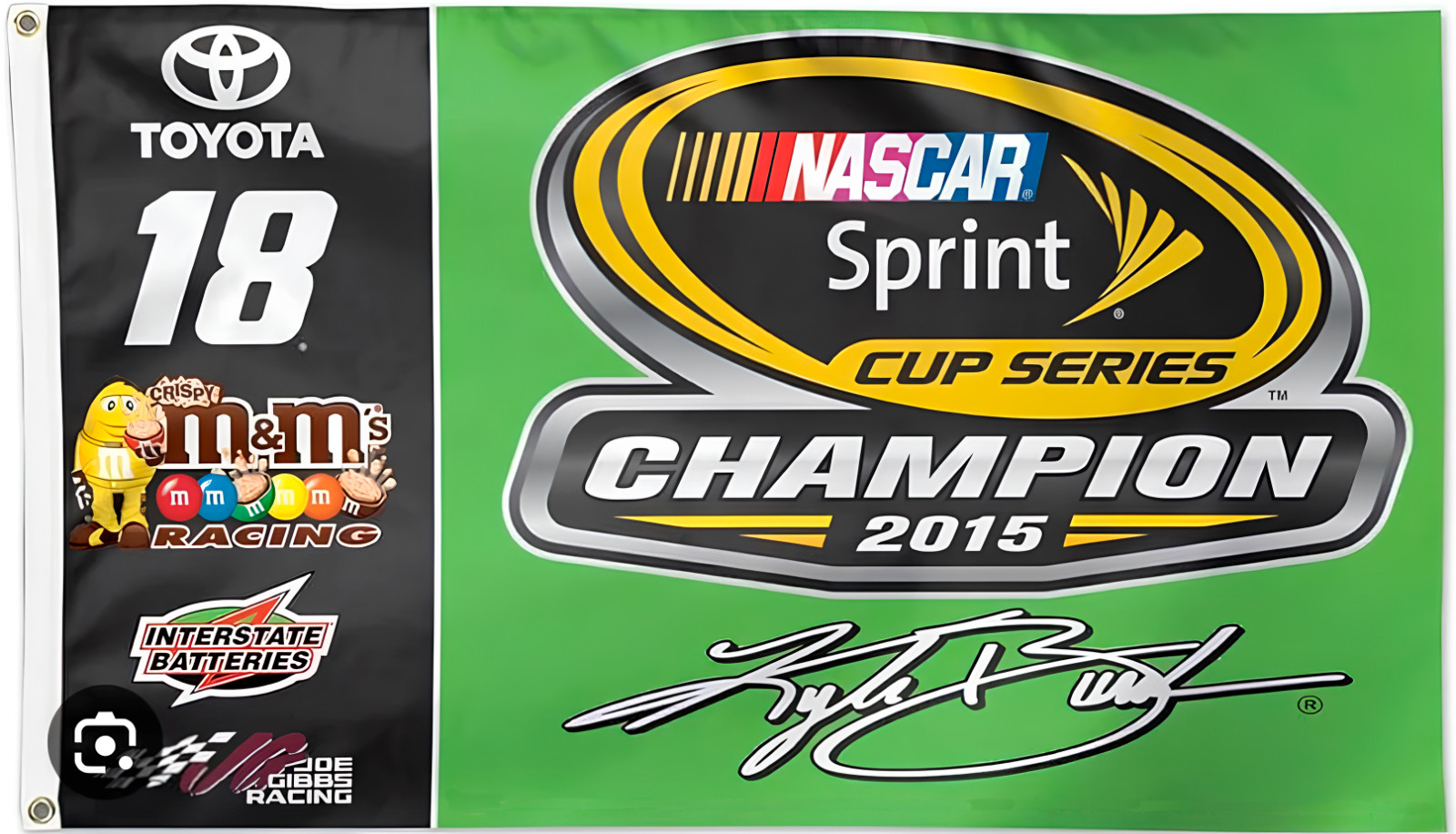 2015 Champion Cup Sprint Nascar Racing 3x5 FT Flag Wall Decore Banner 2015 Champion Cup Sprint Nascar Racing 3x5 FT Flag Wall Decore Banner