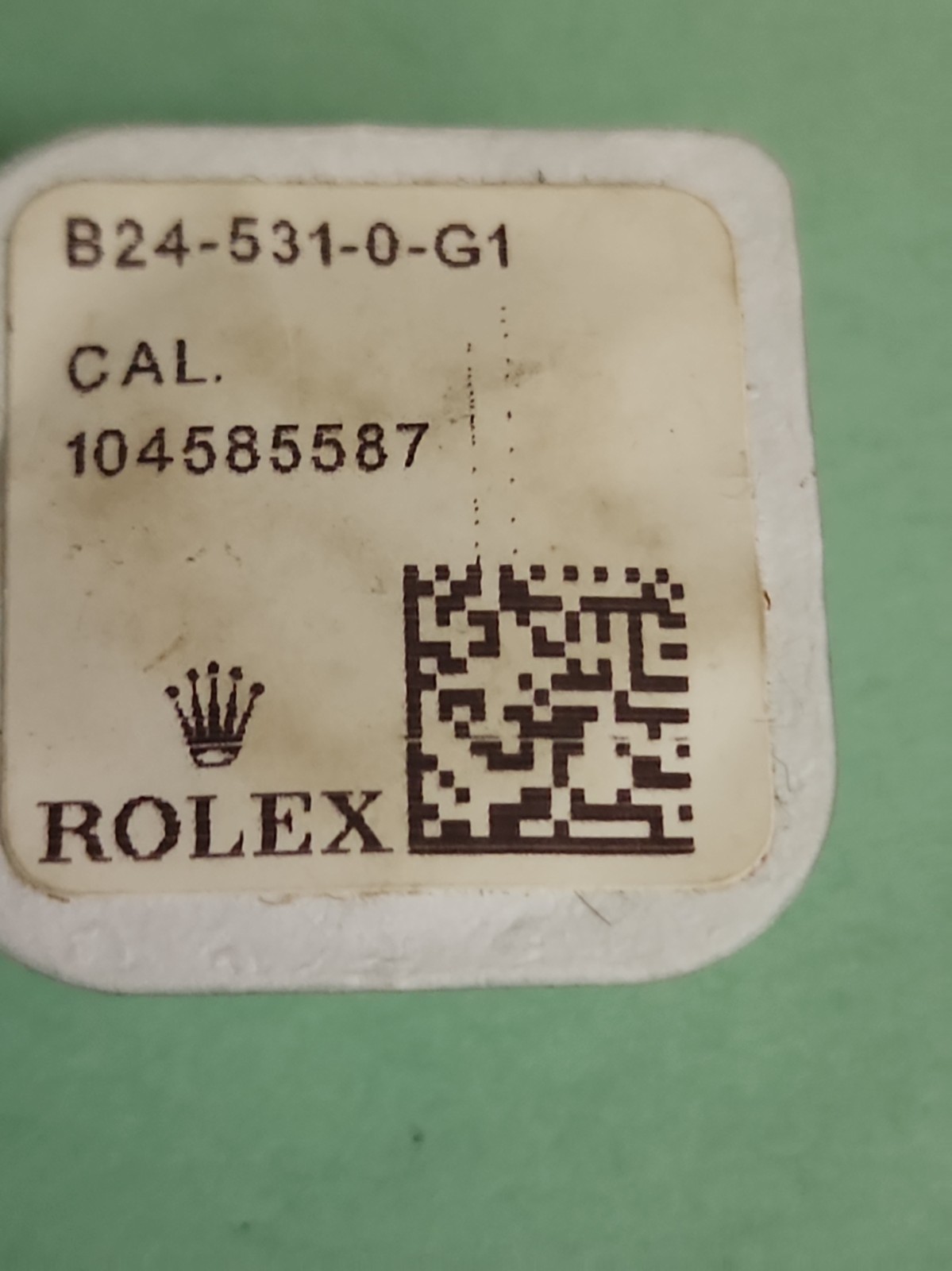 Genuine Brand New Rolex Crown B24-531-0-G1 Stainless Steel Watch Crown Part