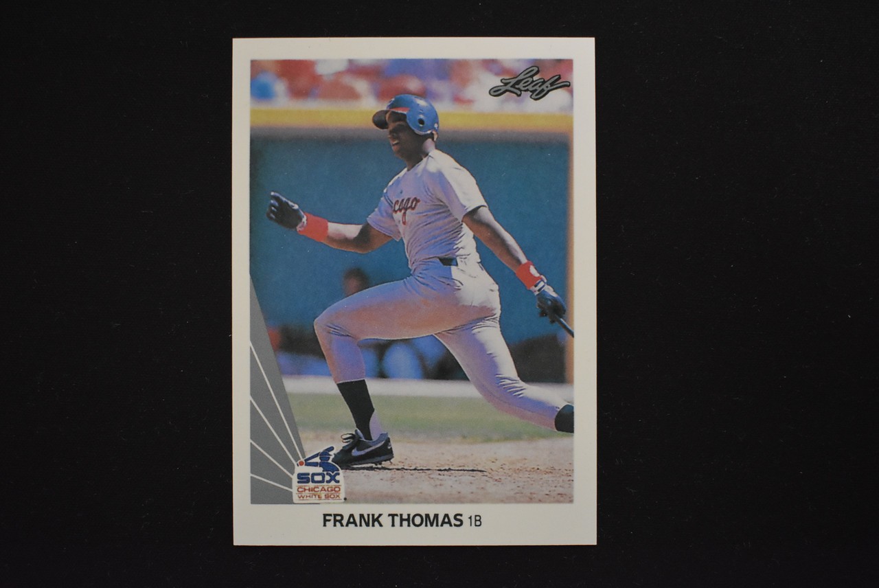 Frank Thomas 2002 Donruss Leaf /1990 #300 Rookie Chicago White Sox Frank Thomas 2002 Donruss Leaf /1990 #300 Rookie Chicago White Sox