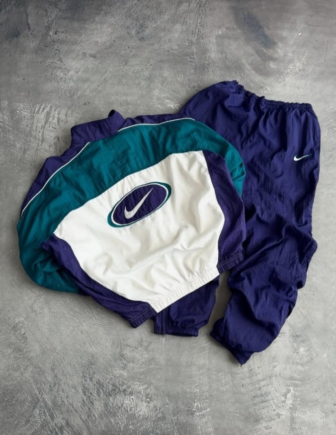 🔥 🔥 Nike Vintage Track Jacket & Pants Set | Retro Nike Tracksuit