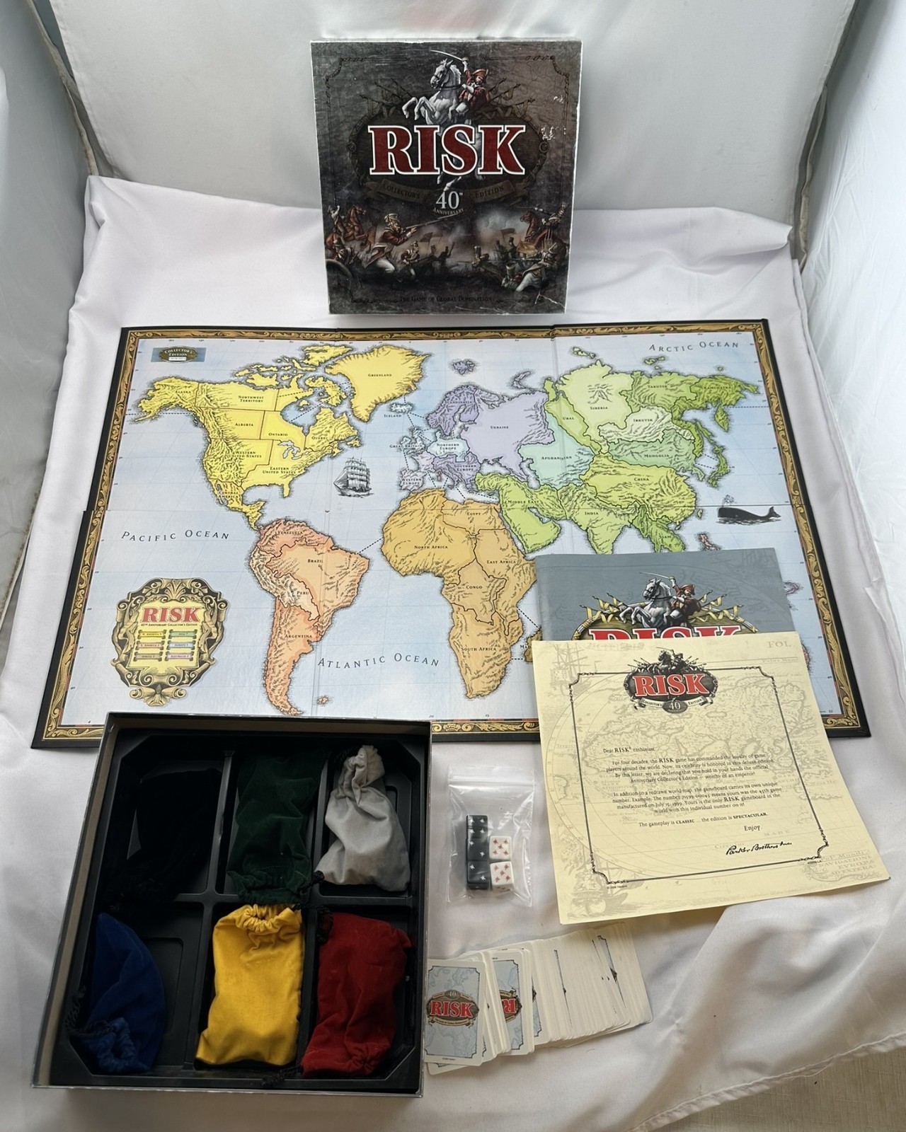 1999 Risk 40th Anniversary Collectors Edition by Parker Brothers Complete