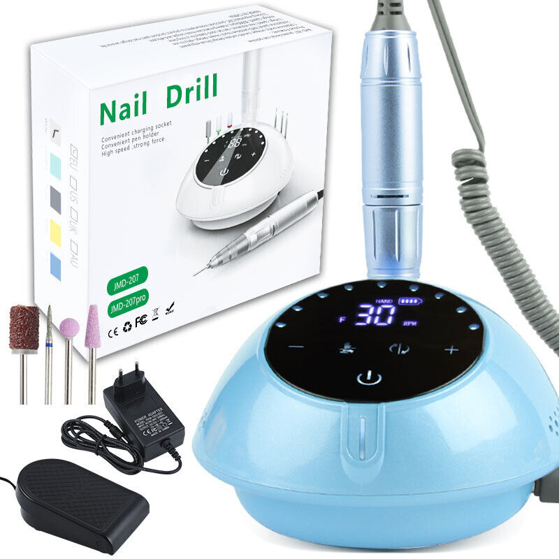 New 40000RPM Electric With HD Display Nail Drill High Speed Nail Polisher Sander