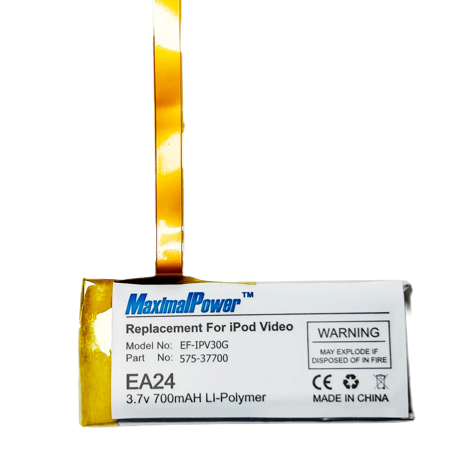Battery For iPOD VIDEO 30GB 5th Generation Classic MP3 Player EC003 700mAh