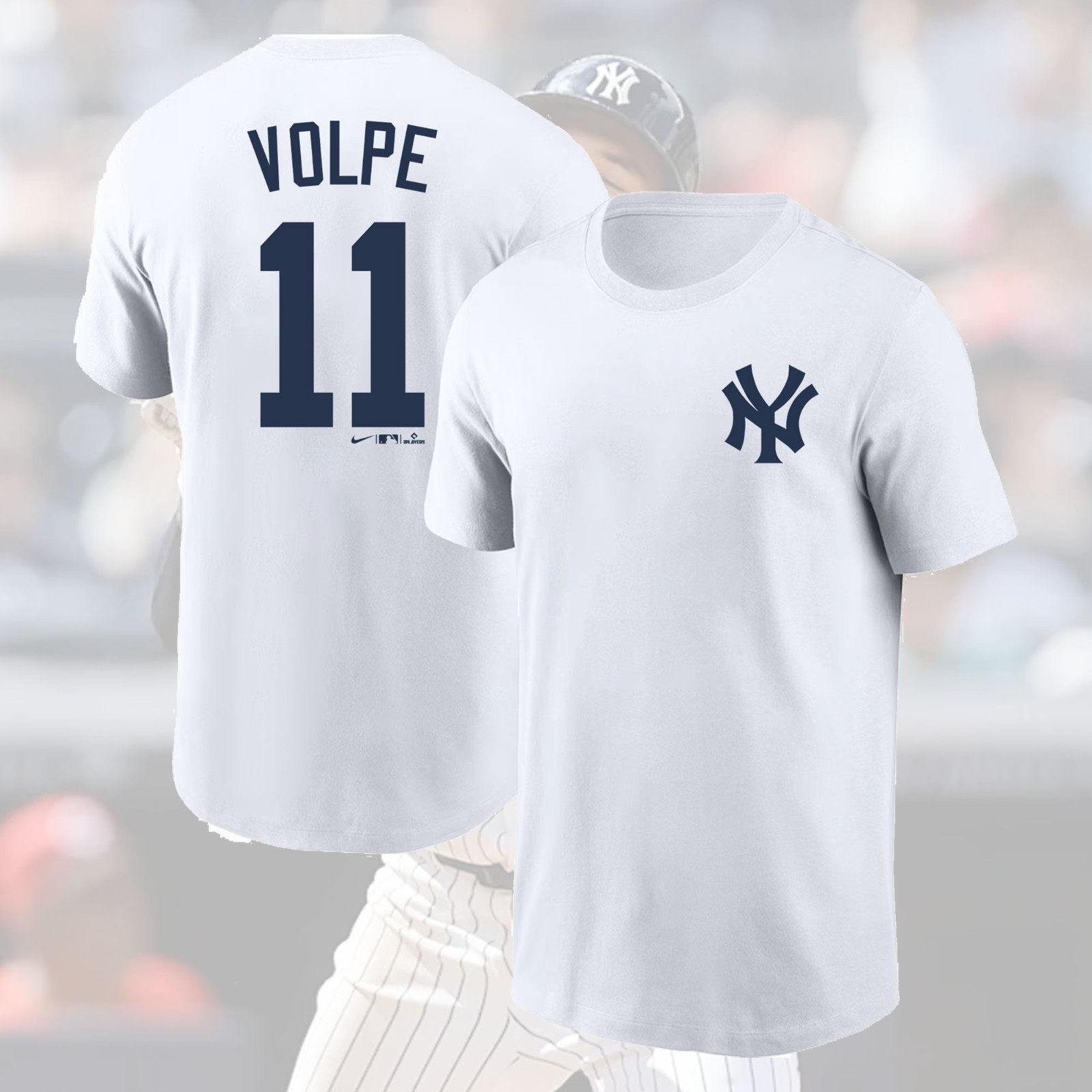 SALE ITEM Anthony Volpe #11 New York Yankees 2026 Name & Number Fan Gifts
