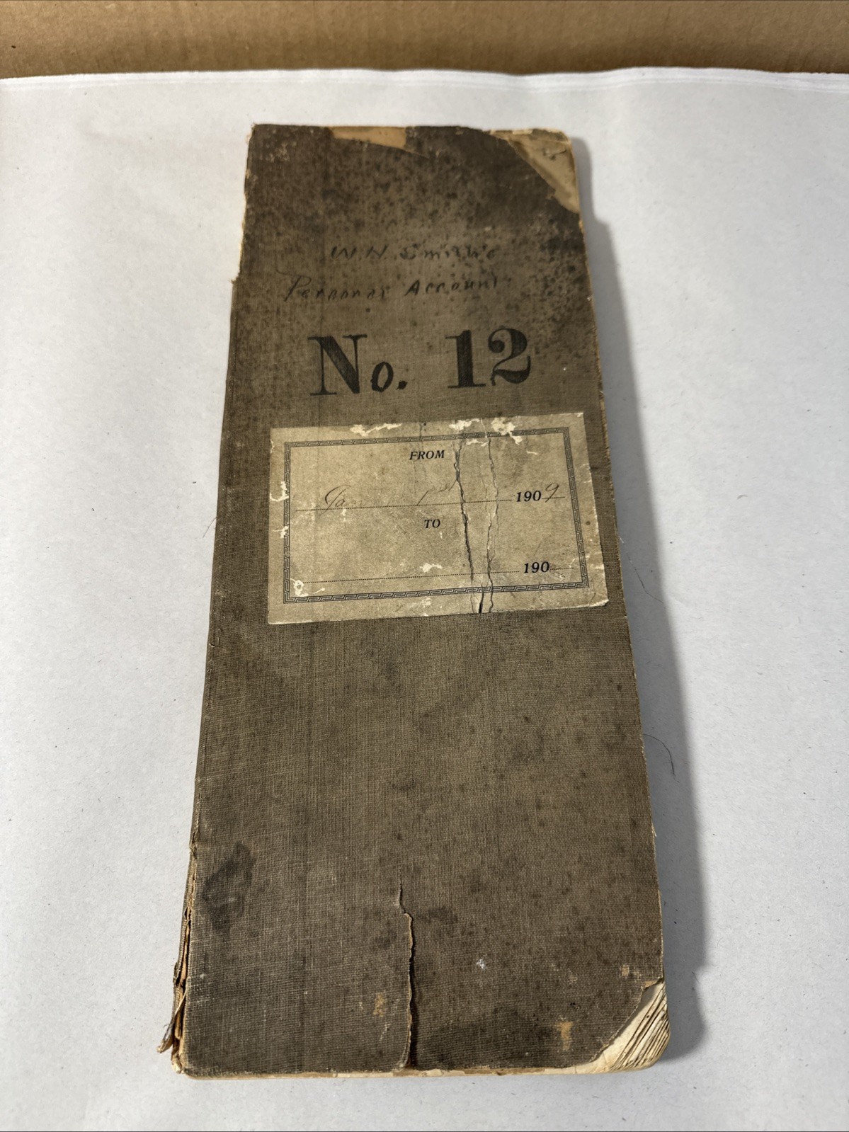 Grocery Store Ledger Antique Clifton Forge Alleghany County Virginia 1908 - 1914 Grocery Store Ledger Antique Clifton Forge Alleghany County Virginia 1908 - 1914