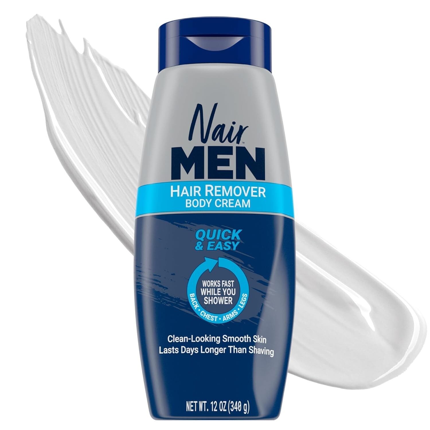 Nair Men Body Cream Hair Remover Body Hair Removal Cream 12 oz Nair Men Body Cream Hair Remover Body Hair Removal Cream 12 oz