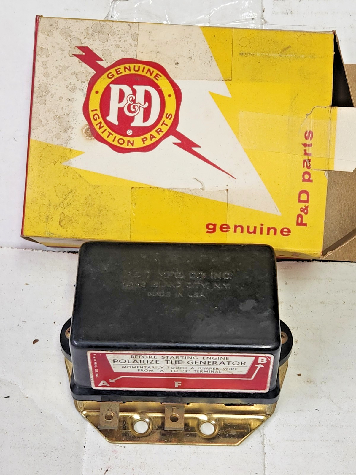 NOS P&D Parts Ignition Voltage Regulator VR-136H VR136H Made In USA NOS P&D Parts Ignition Voltage Regulator VR-136H VR136H Made In USA