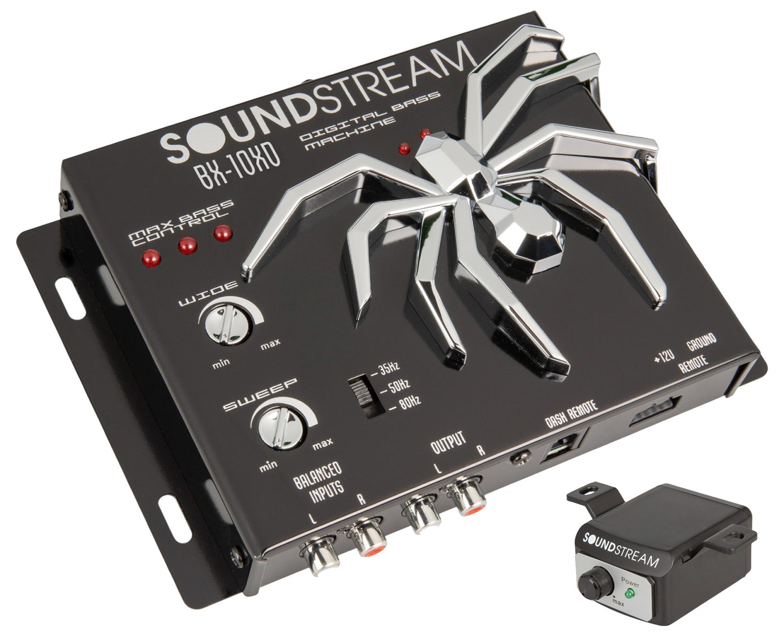 SOUNDSTREAM BX-10XD Digital Bass Booster Reconstruction Sound Processor+Remote