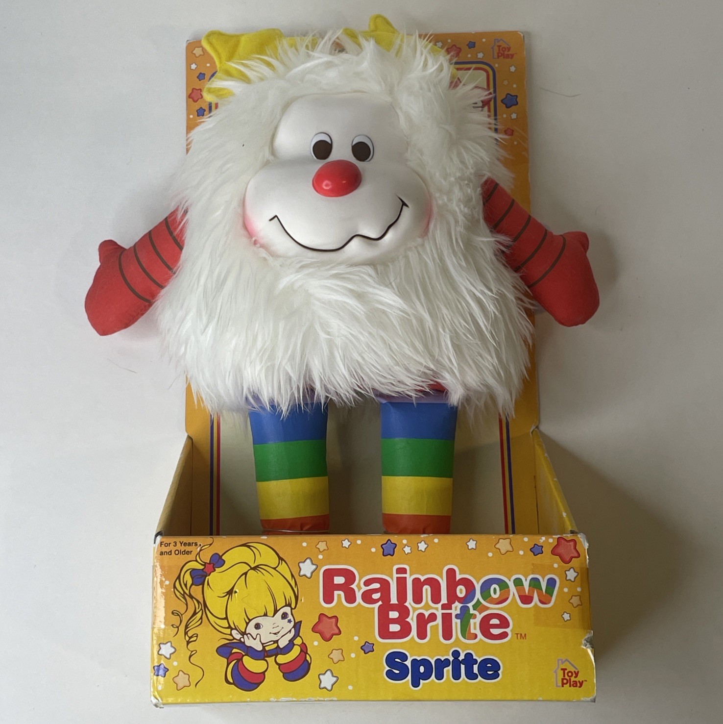 2003 Rainbow Brite White Sprite - Twink New In Original Box - 10 Inch Plush RARE