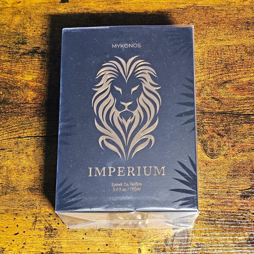 SEALED Mykonos Imperium Extrait de Parfum Spray 3.4 fl oz/100 ml SEALED Mykonos Imperium Extrait de Parfum Spray 3.4 fl oz/100 ml
