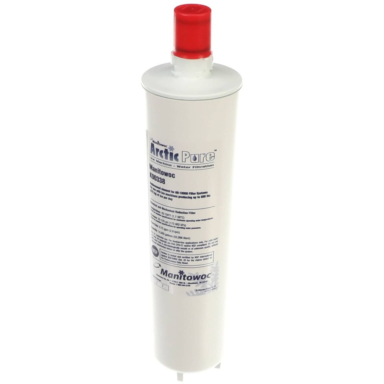 MANITOWOC Arctic Pure Water Filtration Cartridge K00338 p/n 5610401 