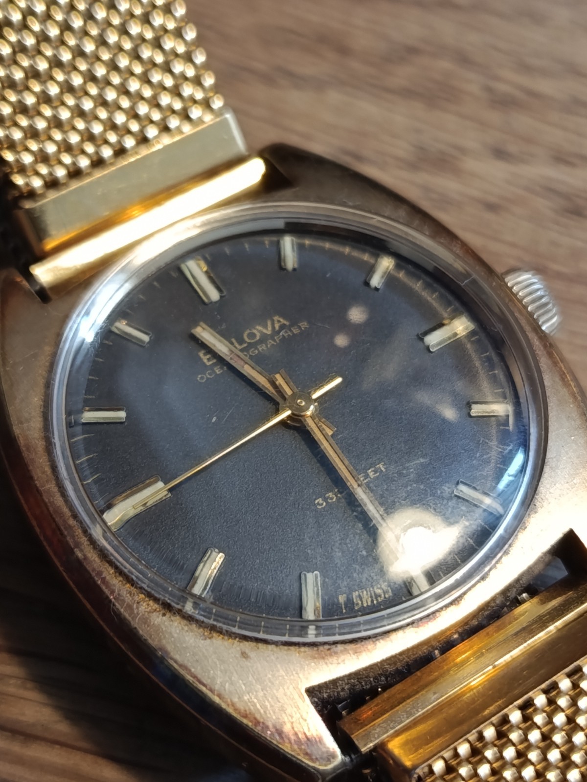 Vintage Bulova Oceanographer 333 Feet