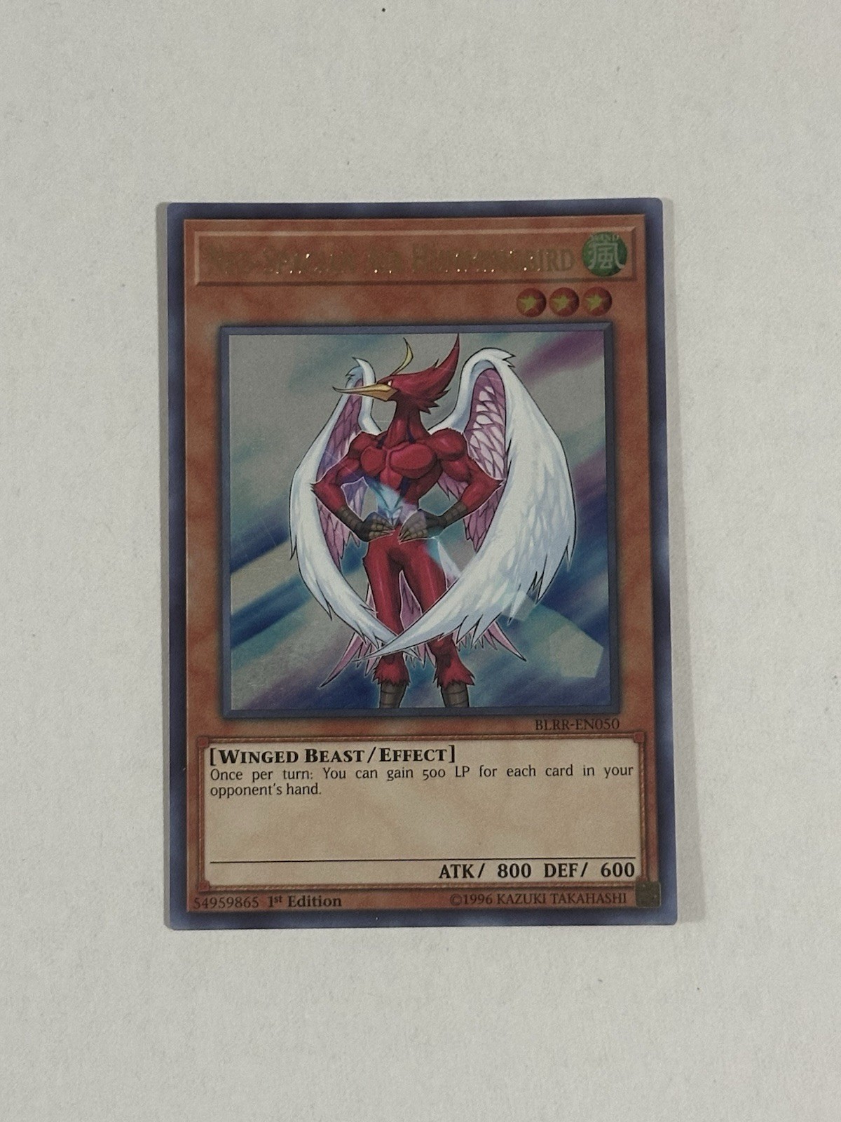 Yugioh Neo-Spacian Air Hummingbird BLRR-EN050 Ultra Rare 1st Ed NM FAST SHIPPING Yugioh Neo-Spacian Air Hummingbird BLRR-EN050 Ultra Rare 1st Ed NM FAST SHIPPING