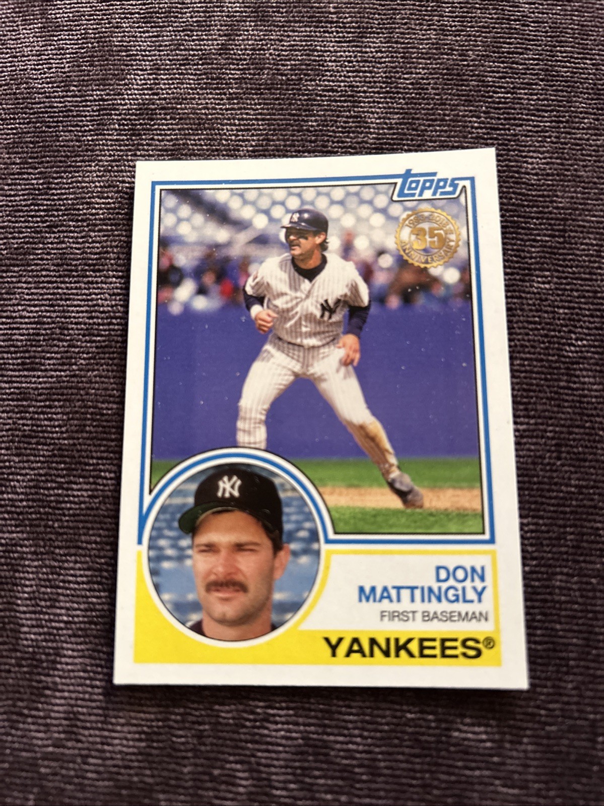 2018 Topps New Era 1983 Design Don Mattingly #T83-13