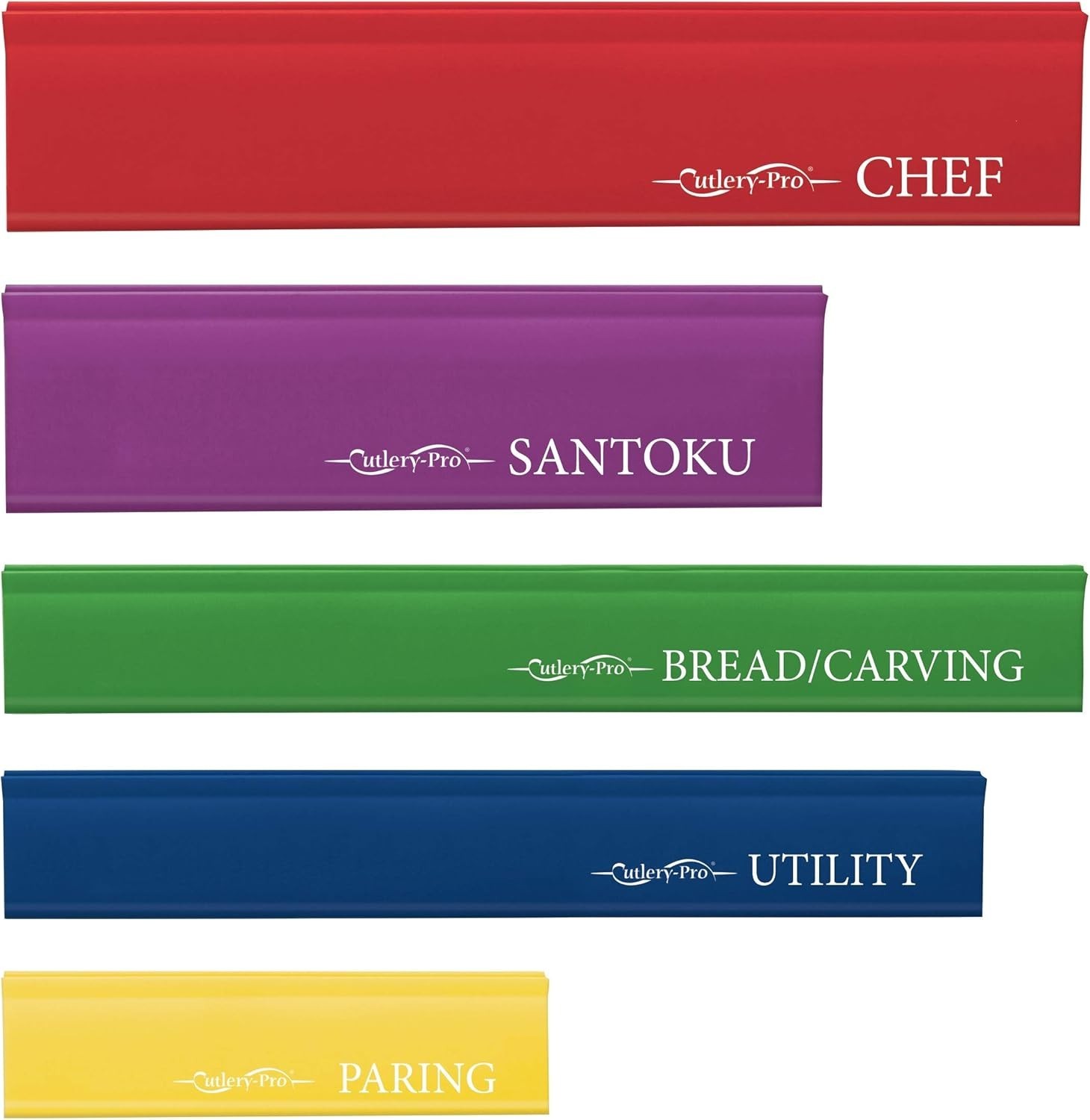 Knife Blade Guards Assorted  Cutlery protection Blade cover kitchen safe 5 pack