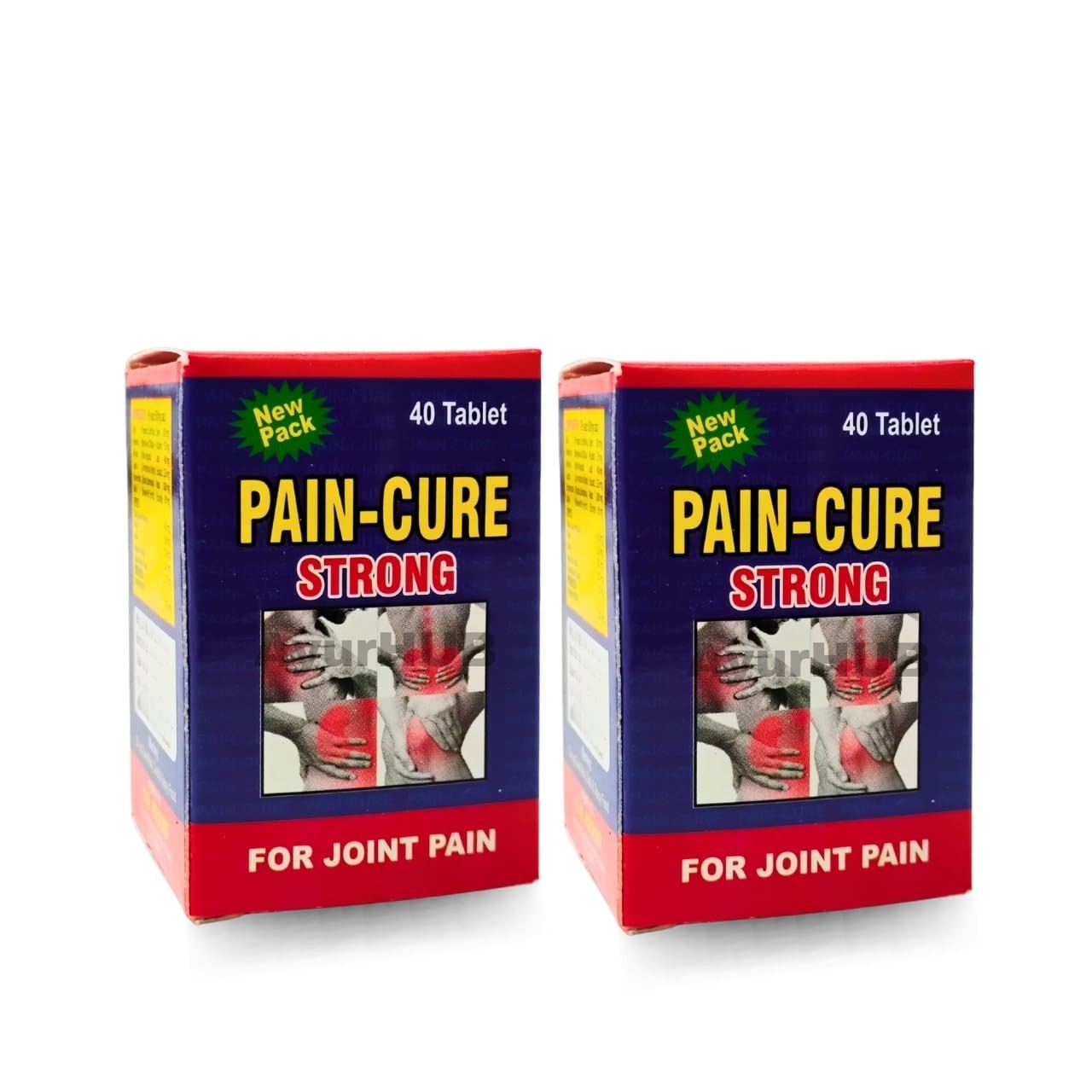 Ayurvedic Support Pain Cure Strong Herbal Tablet 40 (Pack Of 2)  WW
