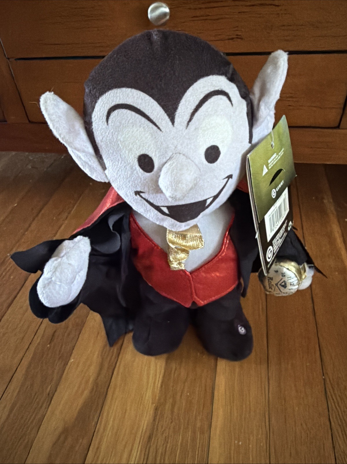 Rare Gemmy Rolex Vampire Dracula Singing Dancing Rollie Plush 2017 New W Tags Rare Gemmy Rolex Vampire Dracula Singing Dancing Rollie Plush 2017 New W Tags