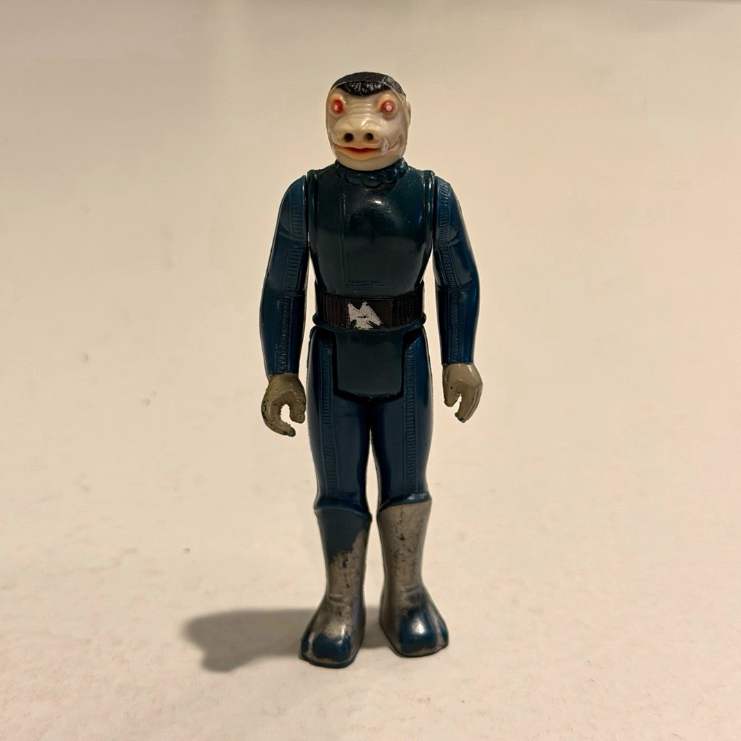 Vintage 1978 Kenner Star Wars Blue Snaggletooth Sears Cantina Figure No Toe Dent
