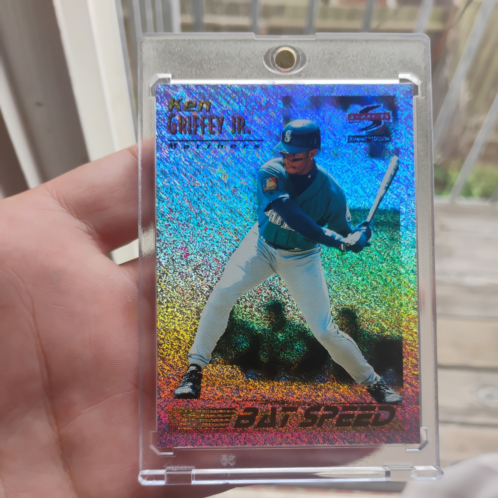 1995 Score Summit - Bat Speed Ken Griffey Jr #174 Nth Degree 1995 Score Summit - Bat Speed Ken Griffey Jr #174 Nth Degree