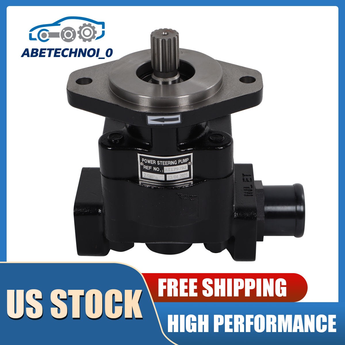 AT179792 Hydraulic Gear Pump For John Deere Backhoe 310E 310G 310J 310K 710D NEW