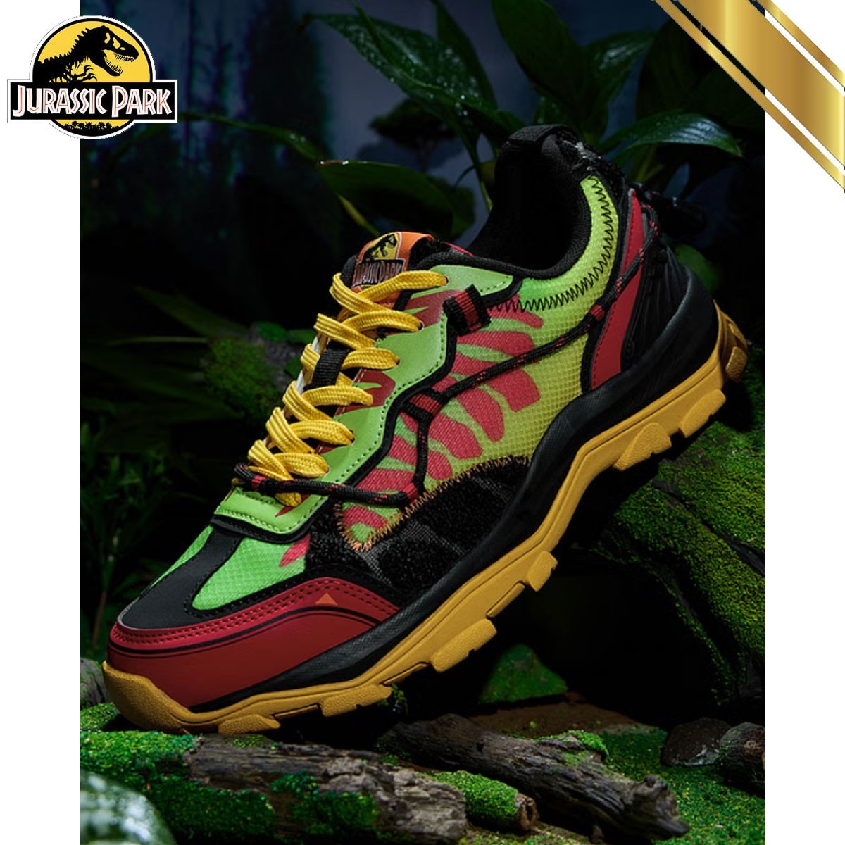 Jurassic Park Prehistoric Drive Men's Low Top Sneaker All Terrain Outsole - 2026