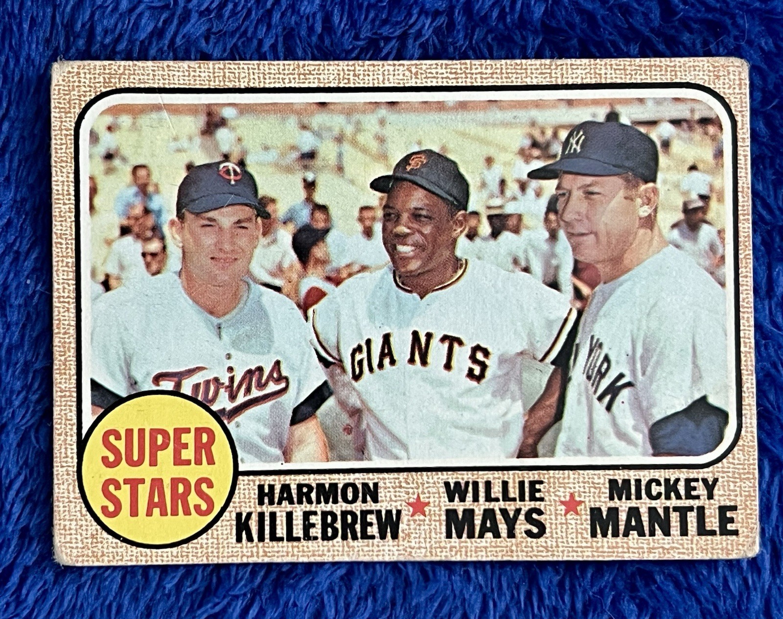 1968 Topps - High # Mickey Mantle, Willie Mays, Harmon Killebrew #490