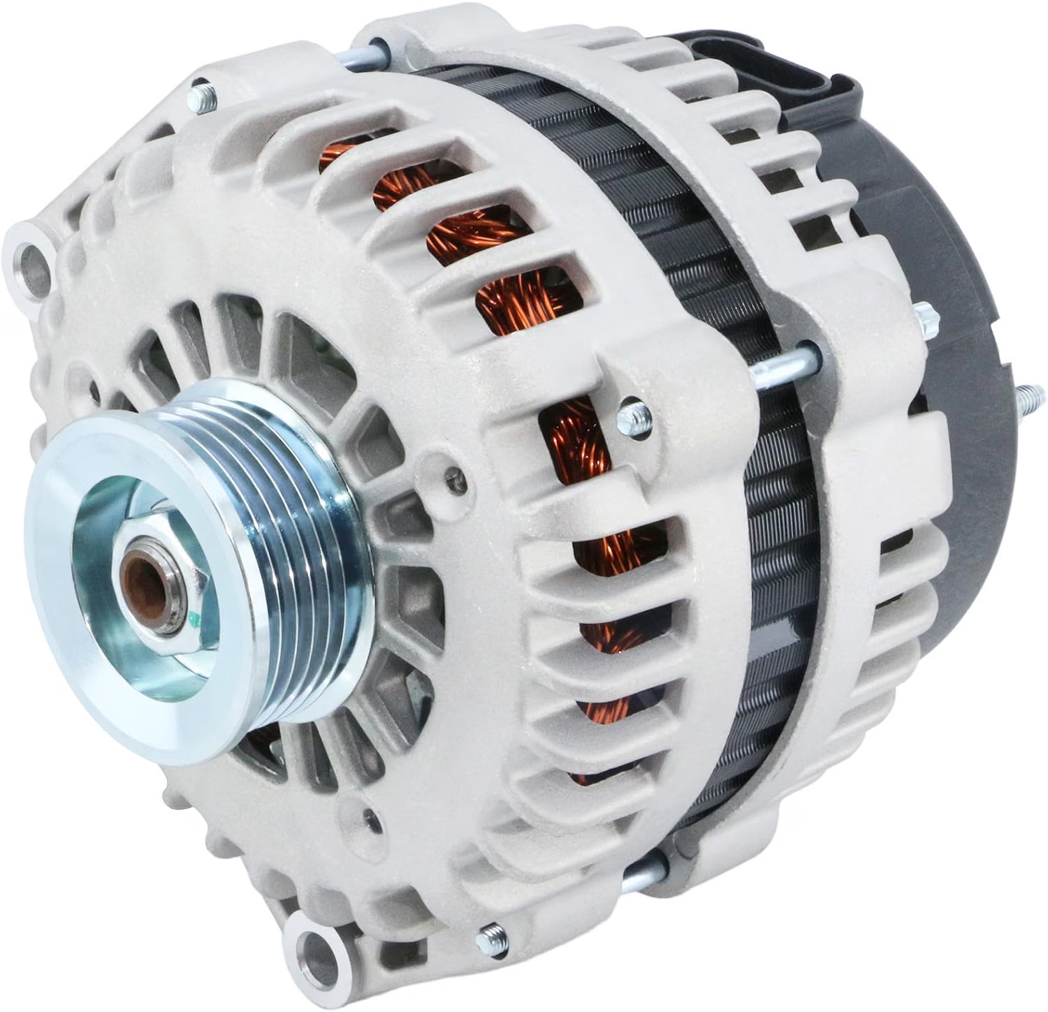 New Alternator For Chevy GMC Silverado Sierra 1500 4.3 4.8L 5.3L 4 Pin Connector New Alternator For Chevy GMC Silverado Sierra 1500 4.3 4.8L 5.3L 4 Pin Connector