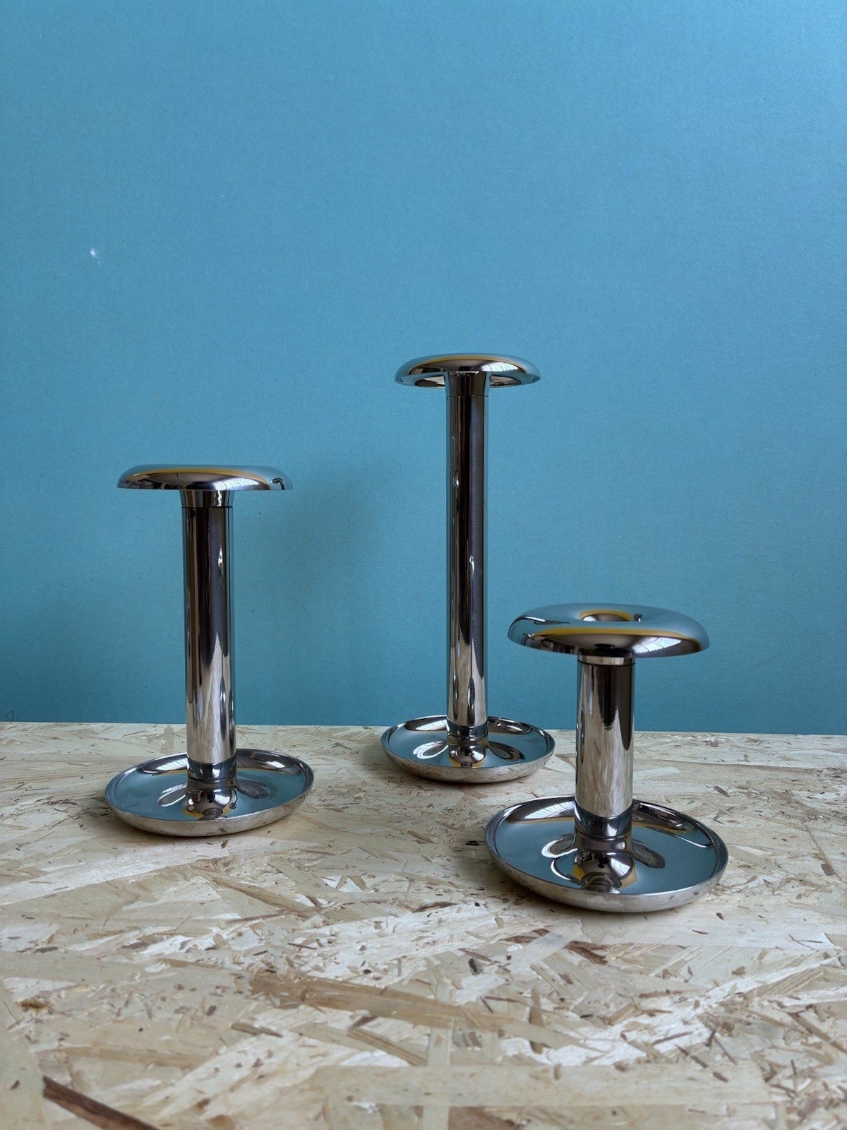Rare Alessi Candlestick Family 2004 Design Jasper Morrison Rare Alessi Candlestick Family 2004 Design Jasper Morrison
