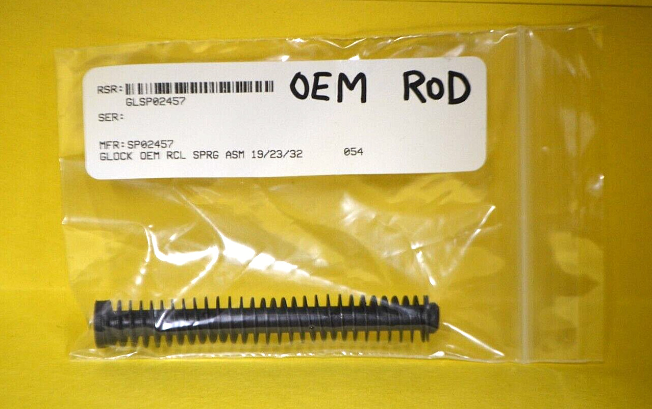 GLOCK OEM Factory Guide Rod Recoil Spring Assembly Gen 3 Glock 19/23/32 SP02457 GLOCK OEM Factory Guide Rod Recoil Spring Assembly Gen 3 Glock 19/23/32 SP02457