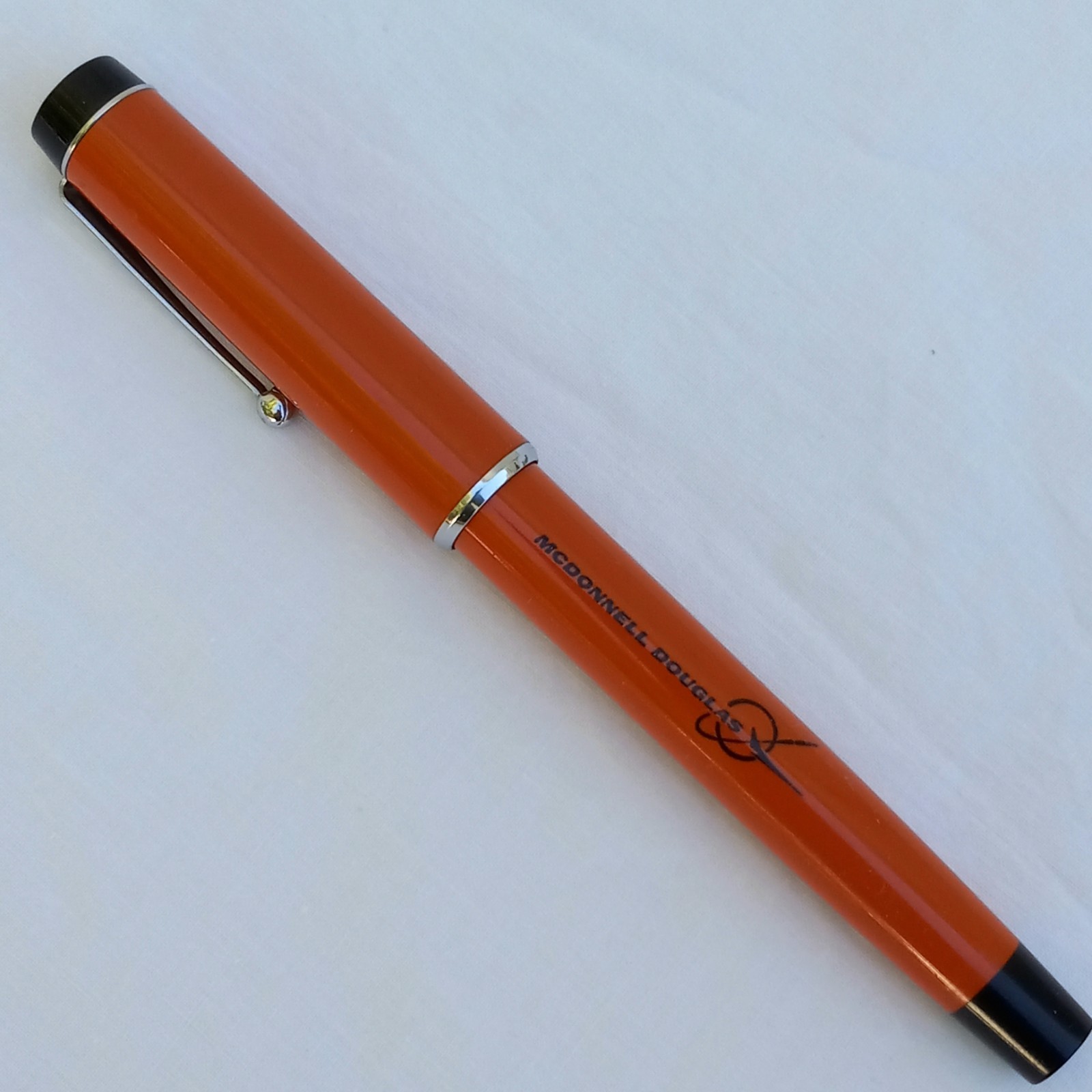 As Is 70s McDonnell Douglas Aircraft Pen Parker Big Red Vintage As Is 70s McDonnell Douglas Aircraft Pen Parker Big Red Vintage