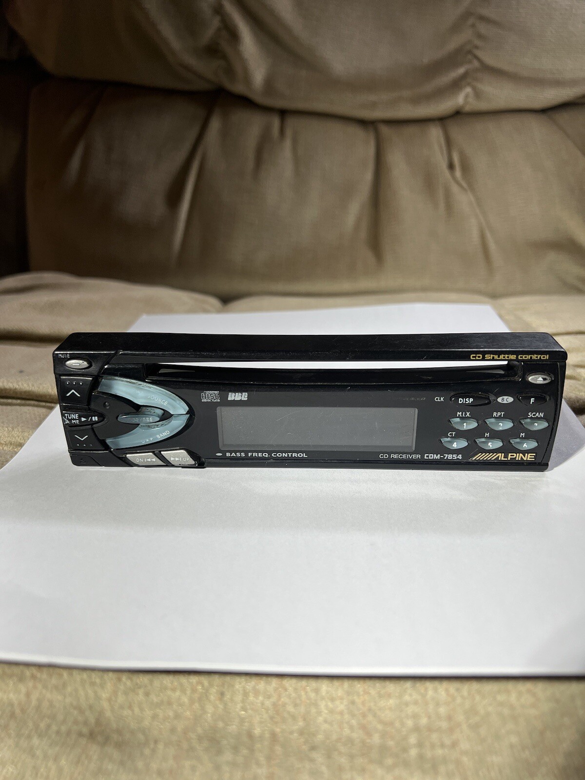 ALPINE CDM-7854 FACEPLATE ONLY ALPINE CDM-7854 FACEPLATE ONLY