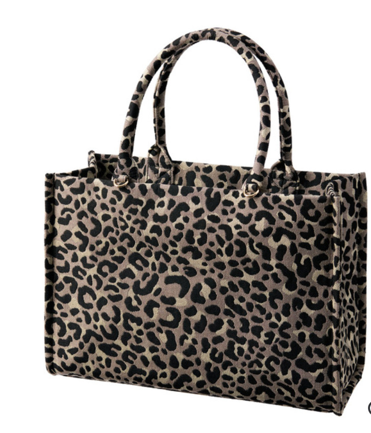 ALDI AOS Live In Style Leopard Fashion Tote TIKTOK VIRAL ALDI AOS Live In Style Leopard Fashion Tote TIKTOK VIRAL