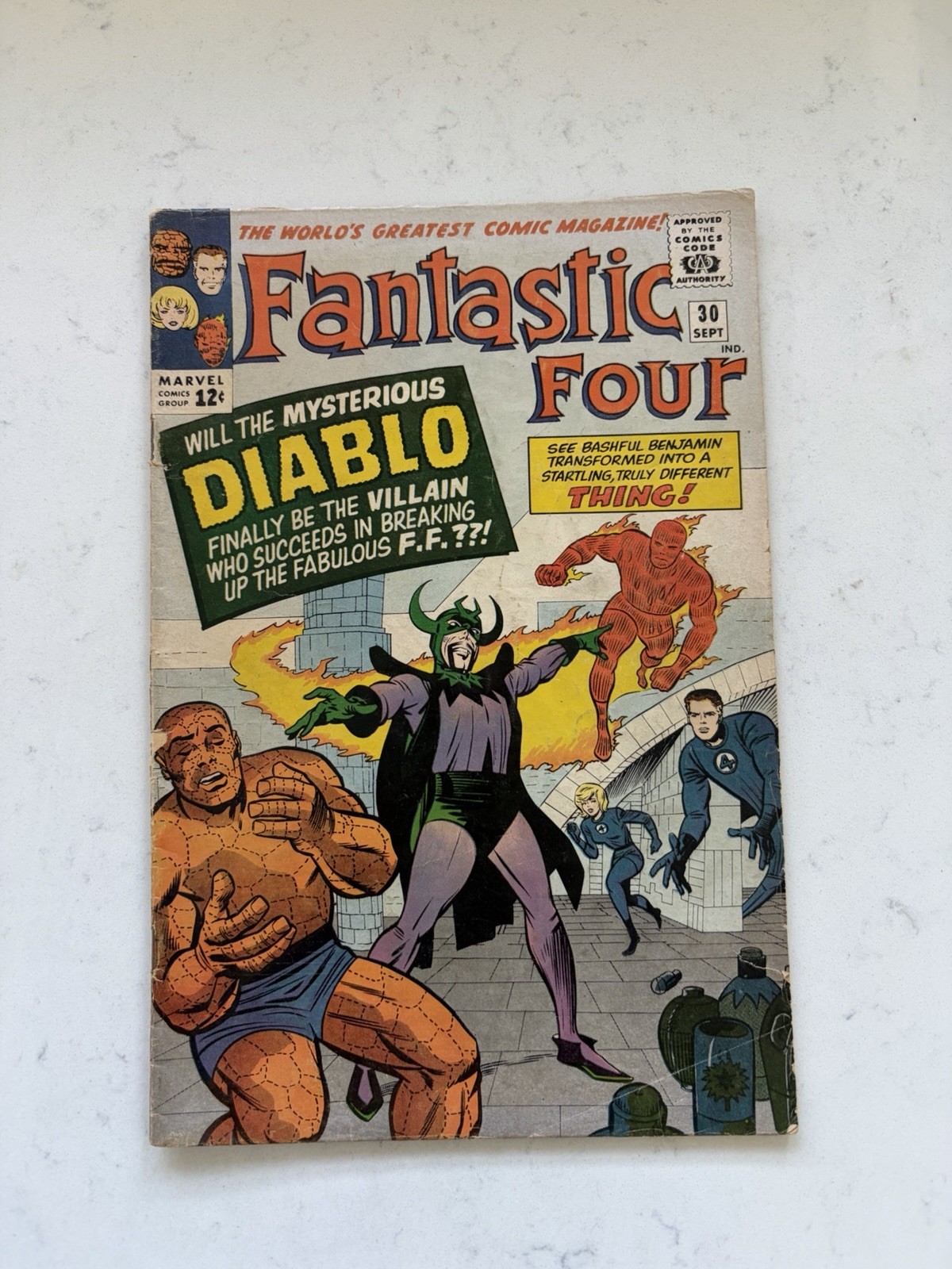 Fantastic Four #30 Marvel 1964 - 1st appearance of Diablo