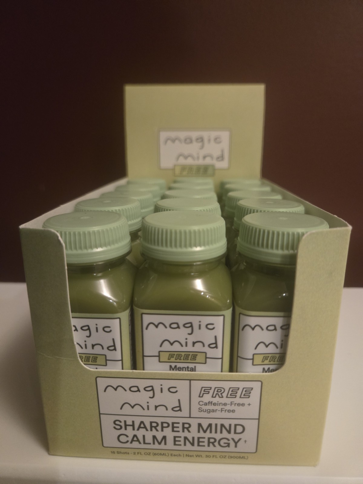 Magic Mind Mental Focus & Energy Support Shots Caffeine/Sugar-Free 15x2 fl oz